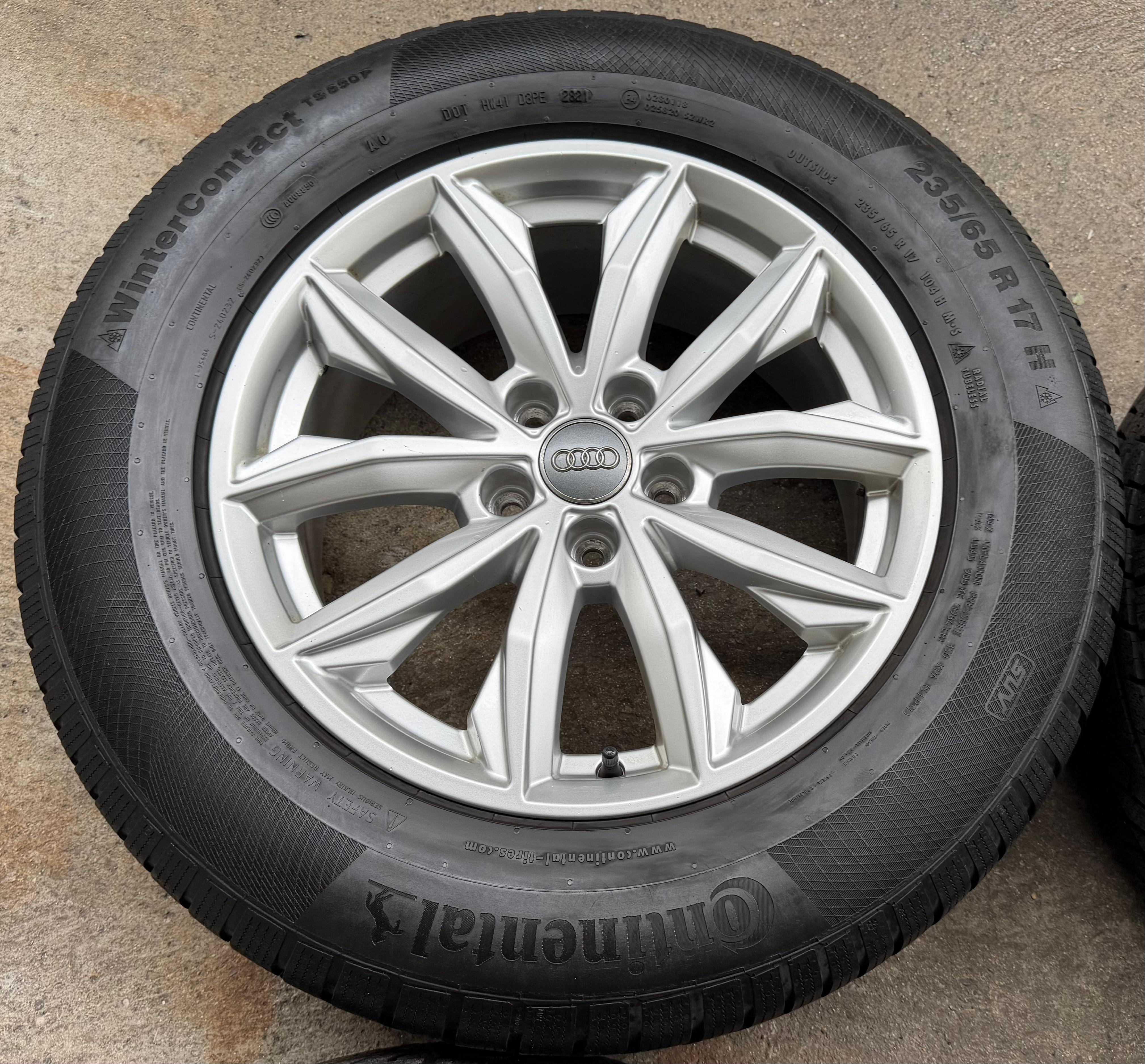 4 Original 17" Alu Winterräder Audi Q5 FY 80A601025J 7x17 ET34 235/65R17 104H 2021