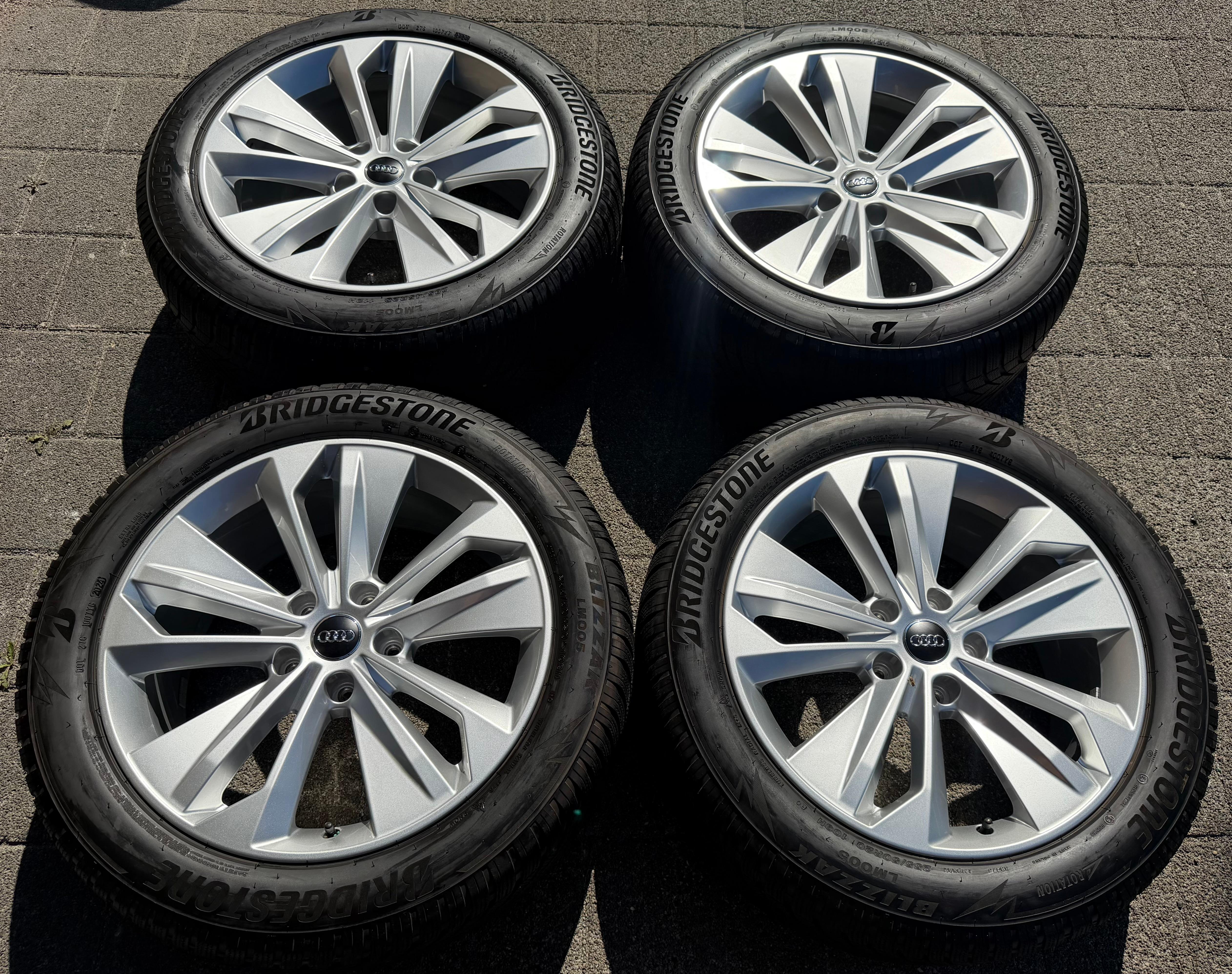4 ORIGINAL ALU 20" WINTERRÄDER AUDI Q6 SQ6 E-TRON GF 255/50R20 109H 285/45R20 112H