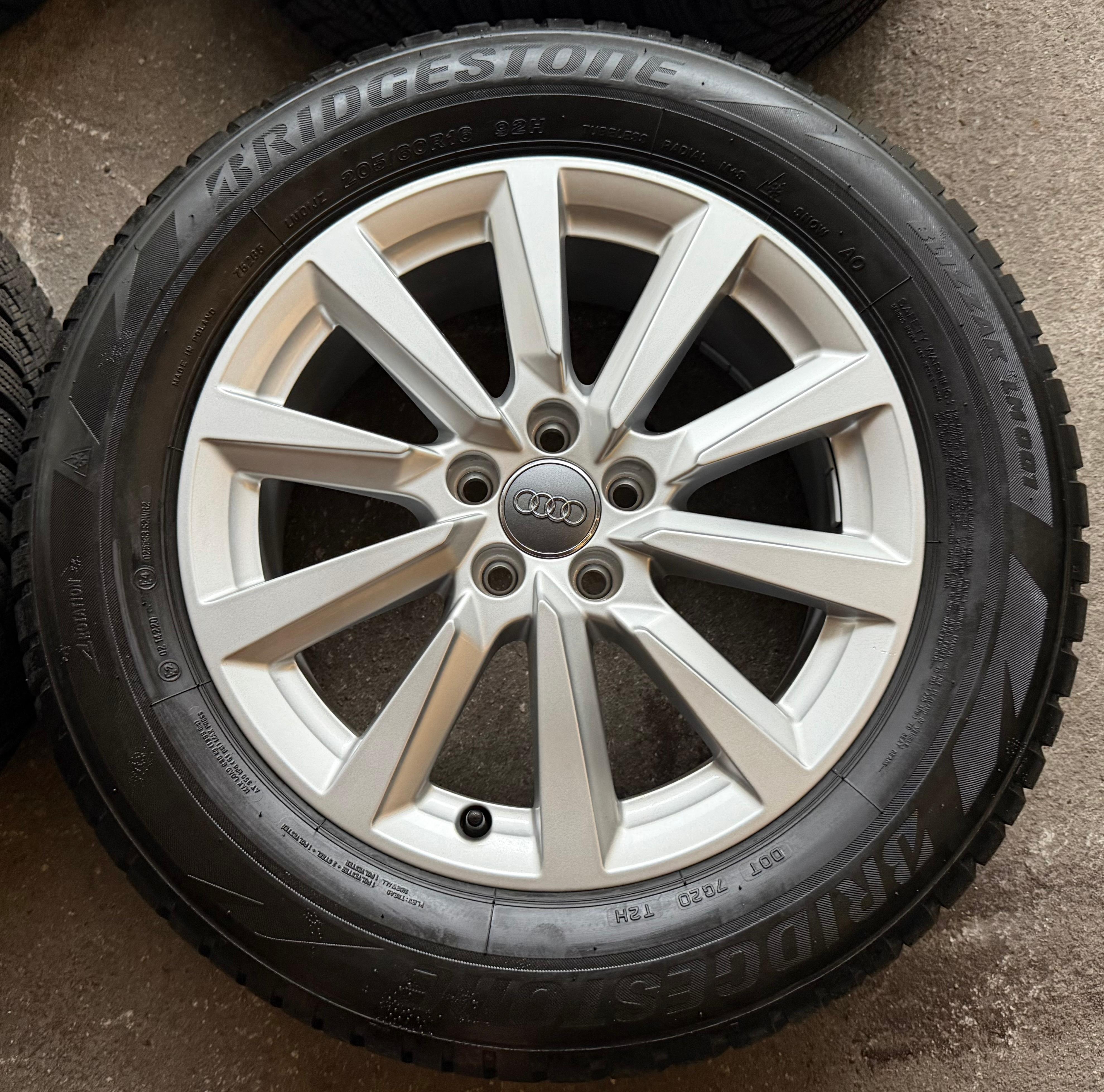 4 Original Alu Winterräder Audi A1 Allstreet GB GBH 82A601025C 205/60R16 92H Bridgestone