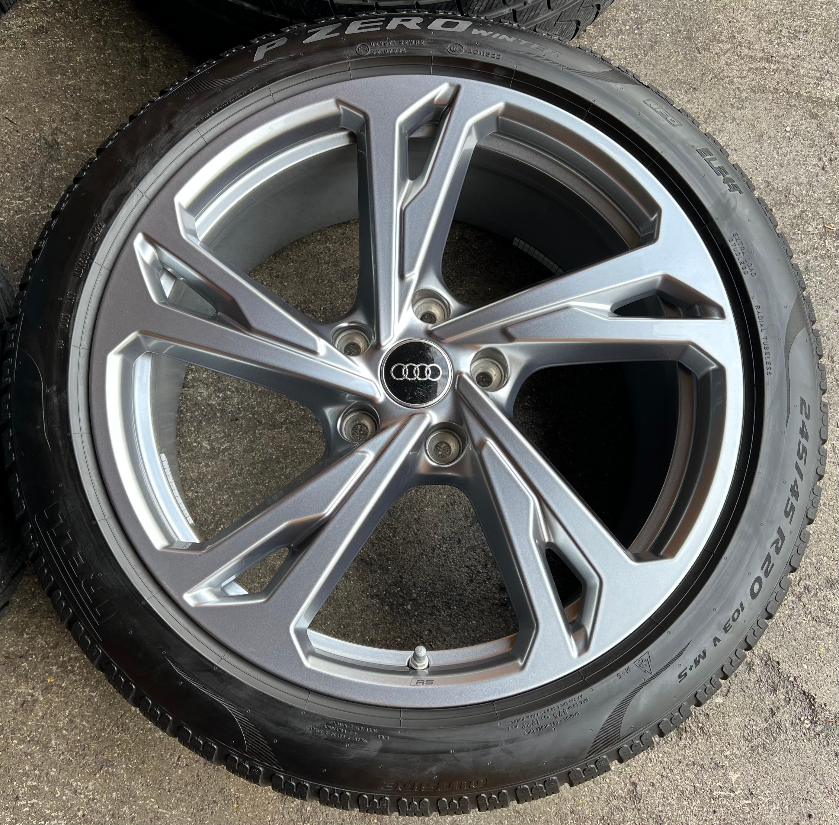 4 ORIGINAL 20" ALUFELGEN AUDI E-TRON GT RS 4J3601025AN 4J3601025AP RDKS