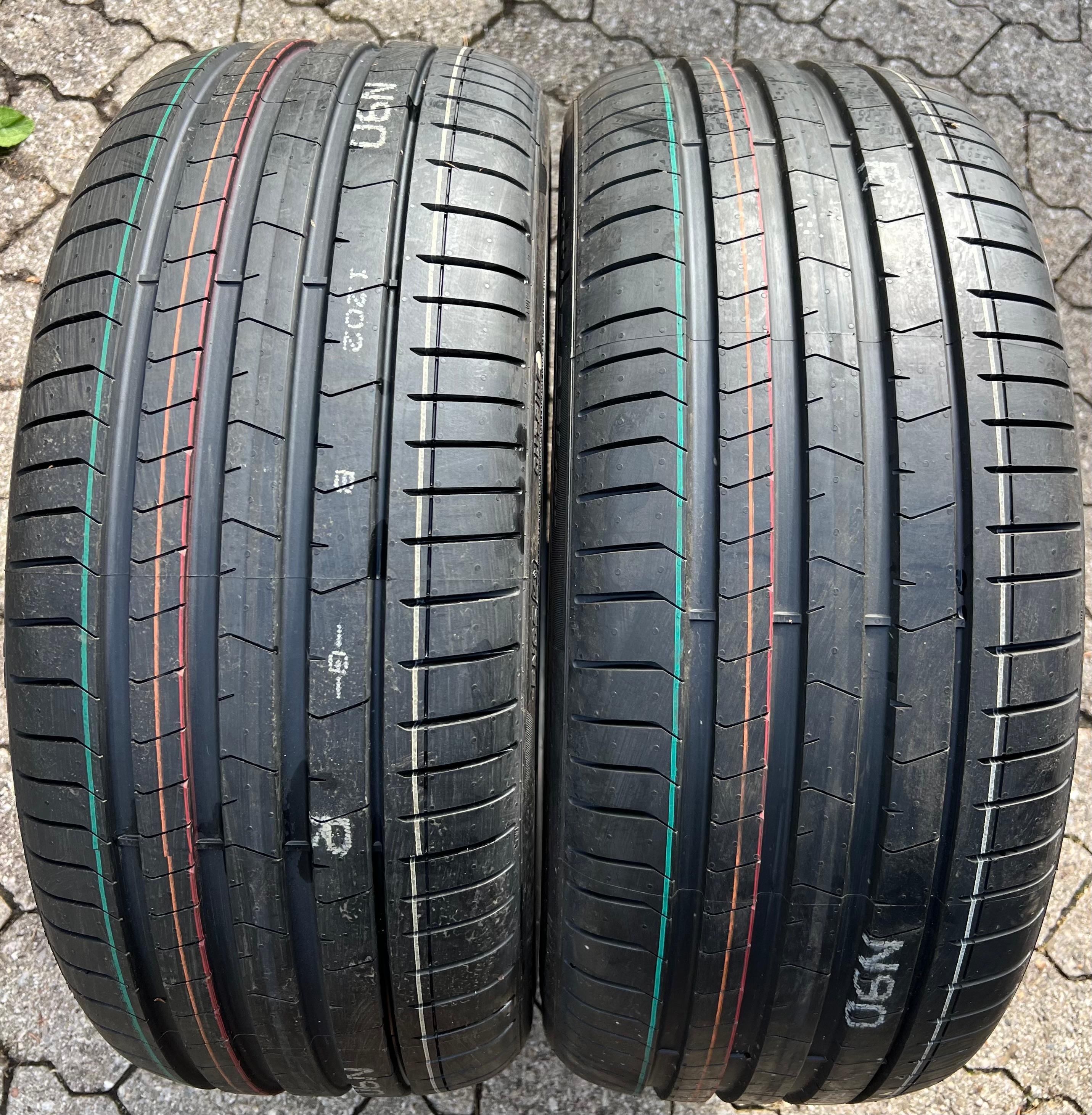 2 x 265/35R21 101Y Sommerreifen Pirelli Pzero PZ4 Volles Profil 2019 Freihaus