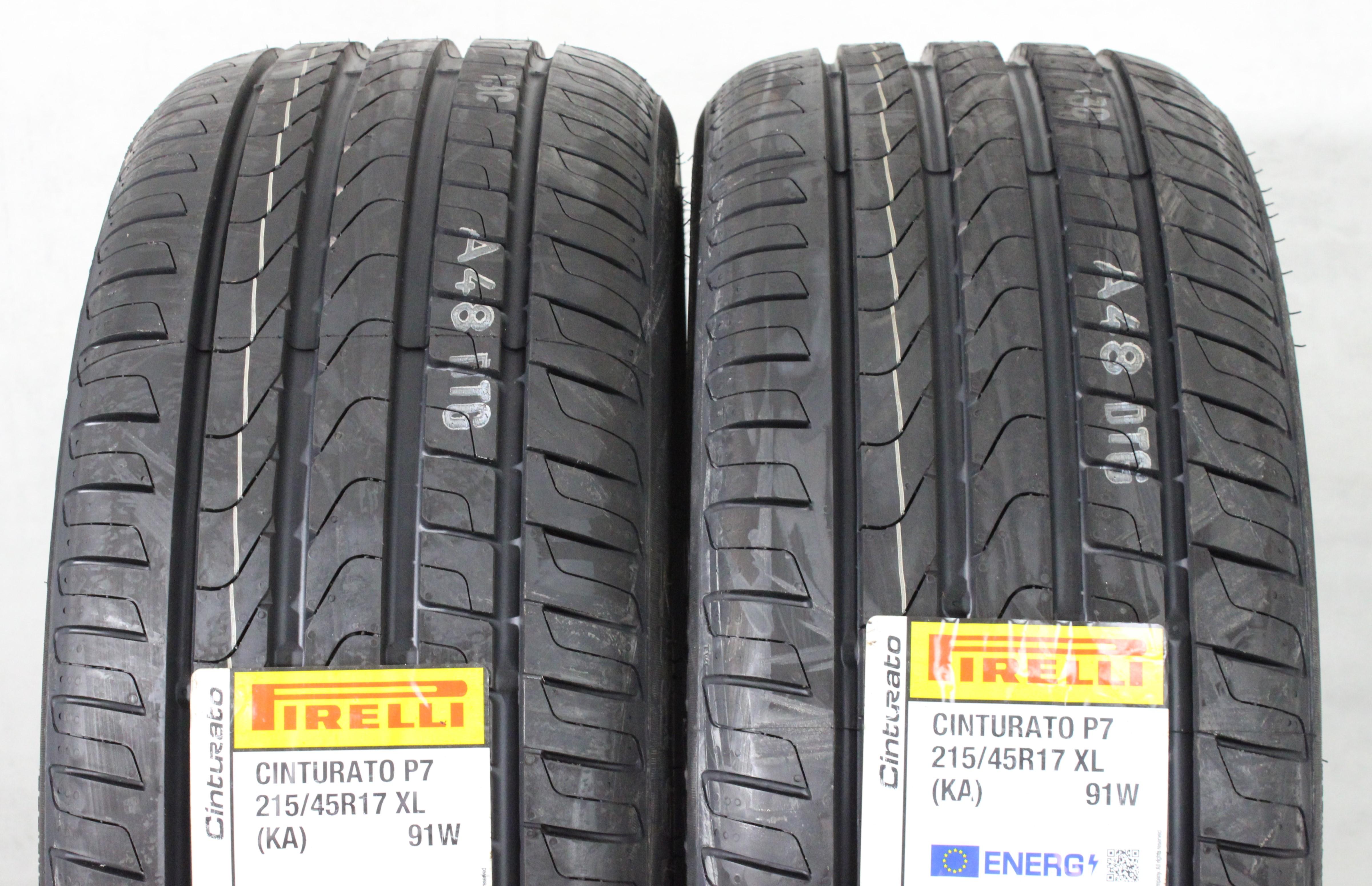 2 x 215/45R17 91W zomerbanden Pirelli Cinturato P7 2022 XL