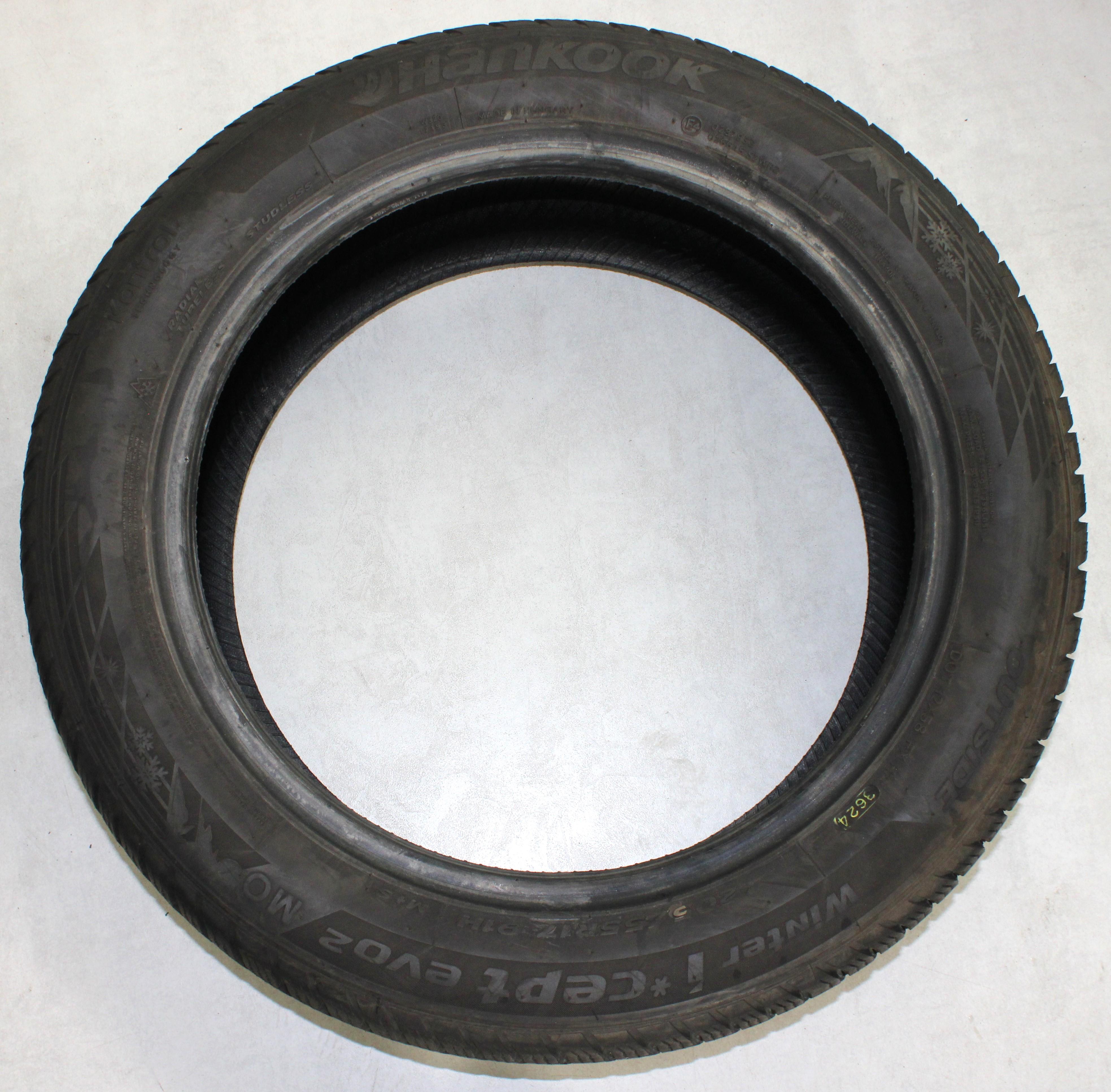 4 x 205/55R17 91H Winterreifen Hankook Winter I*Cept Evo 2 MO 2x4,5-5mm/2x5-5,5mm 2x2020/2x2024