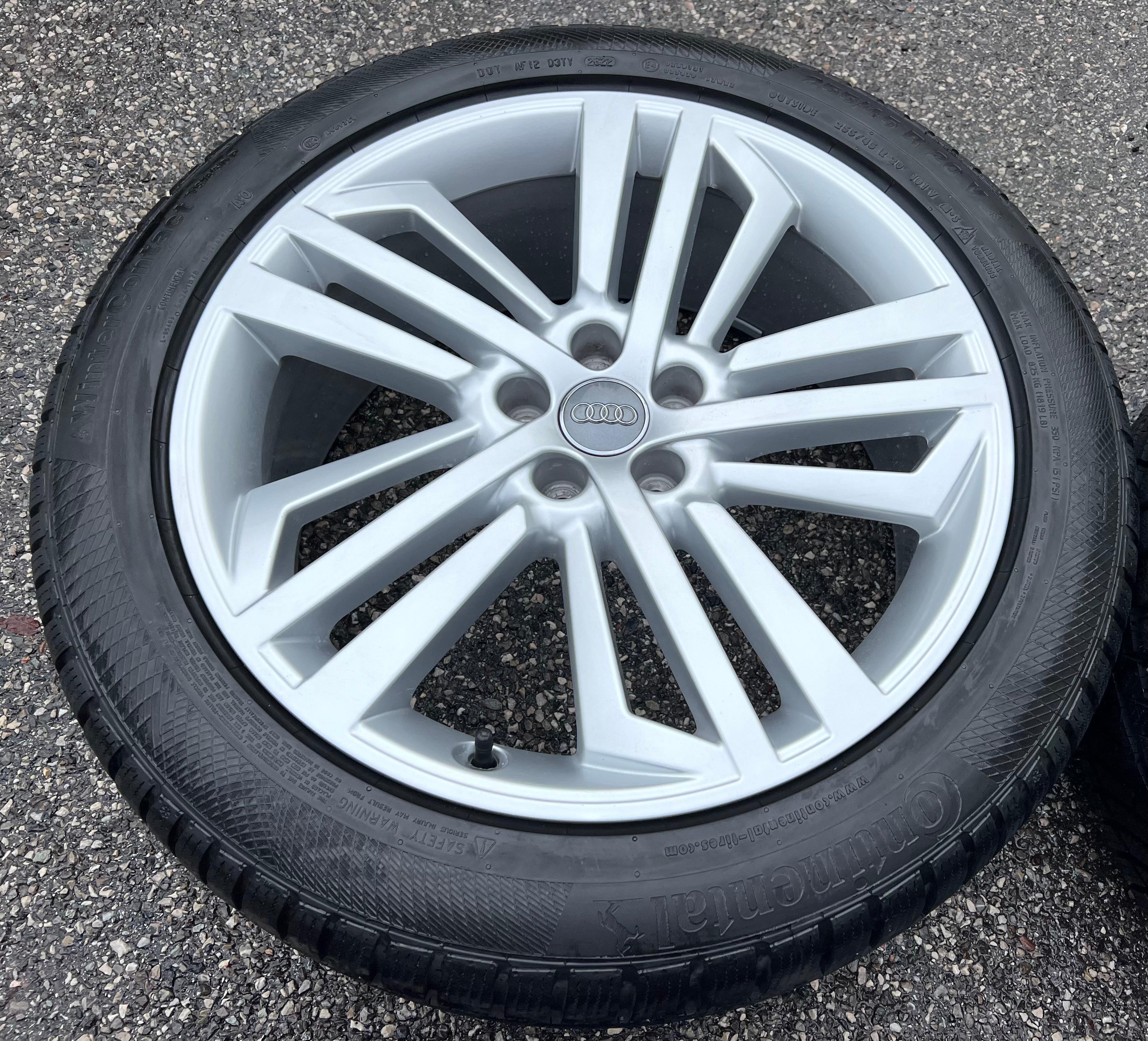 4 ROUES D'HIVER ORIGINALES 20" EN ALUMINIUM AUDI Q5 SQ5 FY 80A601025L 255/45R20 101V DOT 2022