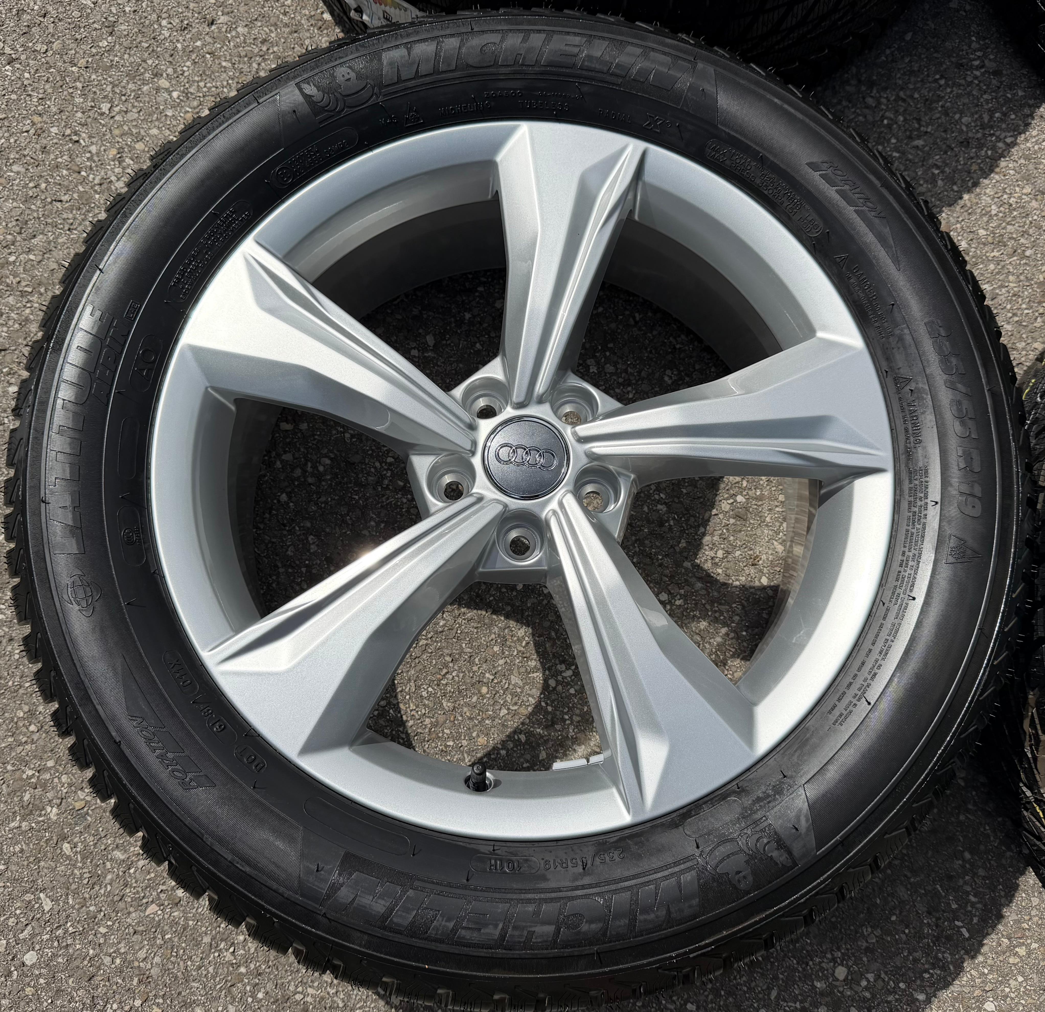4 Original 19" Alu Winterräder Audi Q5 SQ5 FY 80A601025K 235/55R19 101H Michelin