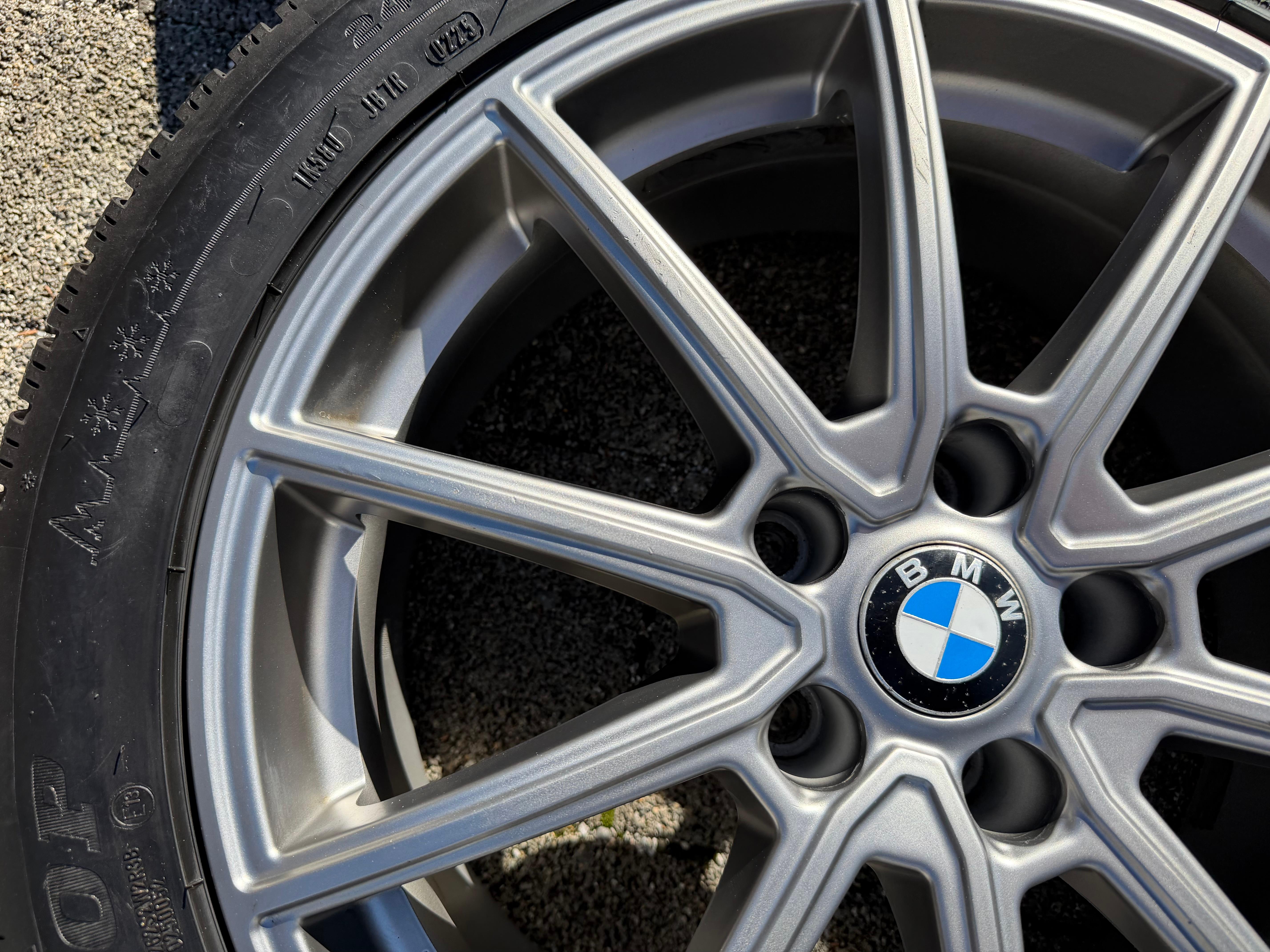 4 RUOTE IN LEGA DA 18" INVERNALI BMW SERIE 5 G30 G31 G5K G5L i4 G4C G26 245/45R18 100V