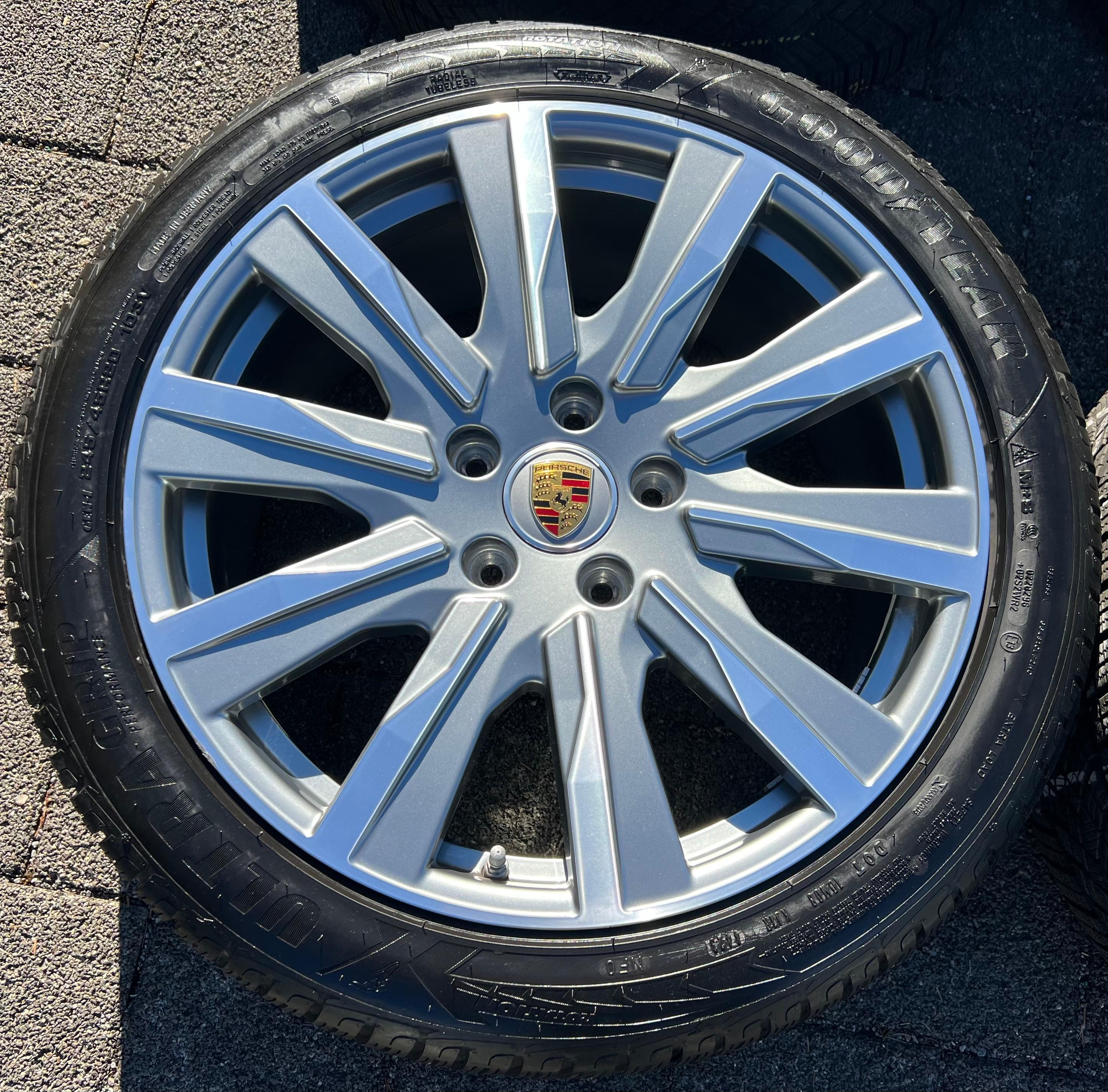 4 ORIGINAL 20" ALU WINTERRÄDER PORSCHE TAYCAN TEQUIPMENT RDKS FREIHAUS