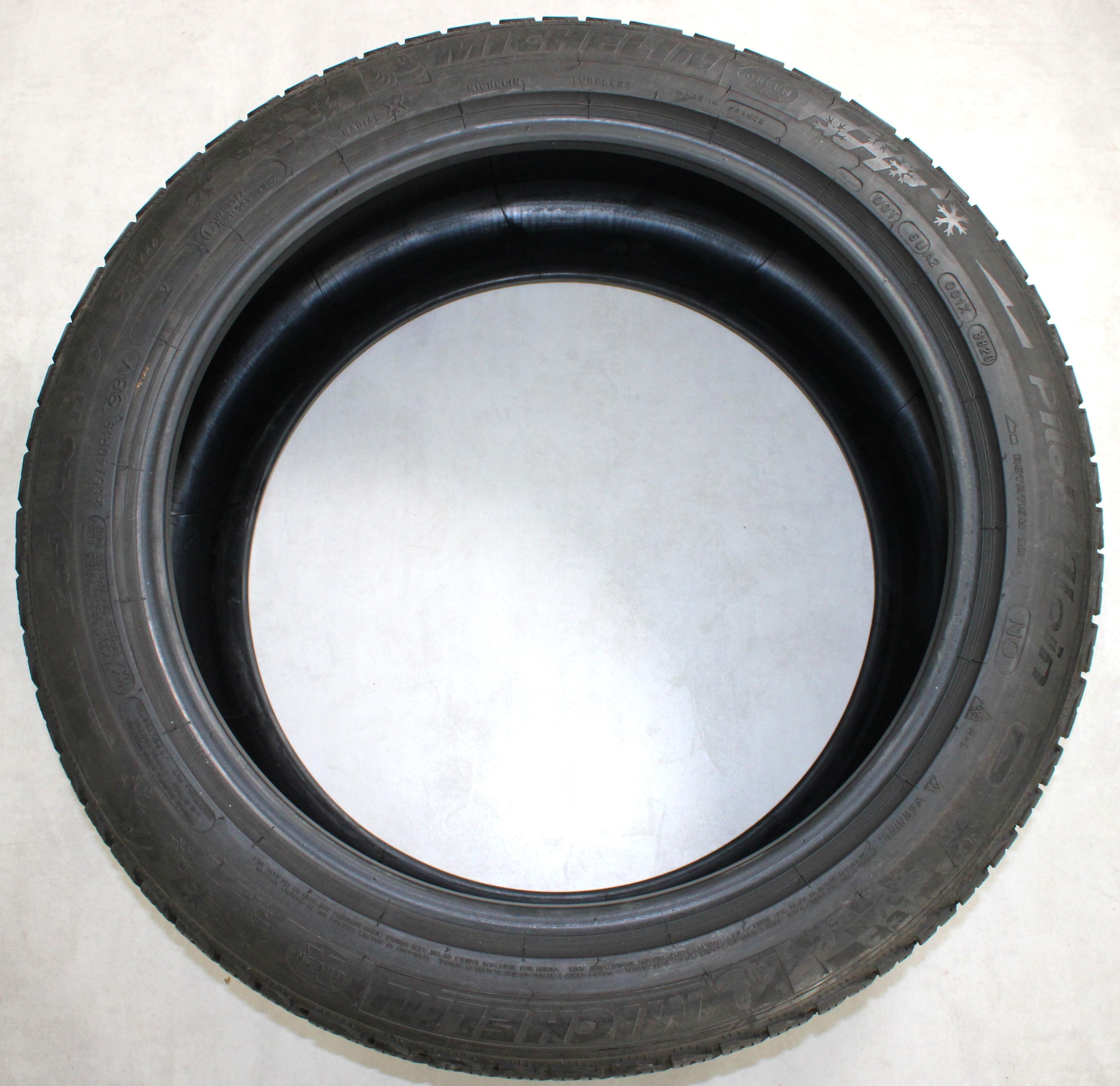 1 x 265/40R19 98V Winterreifen Michelin Pilot Alpin PA4 7-7,5mm 2020 N0