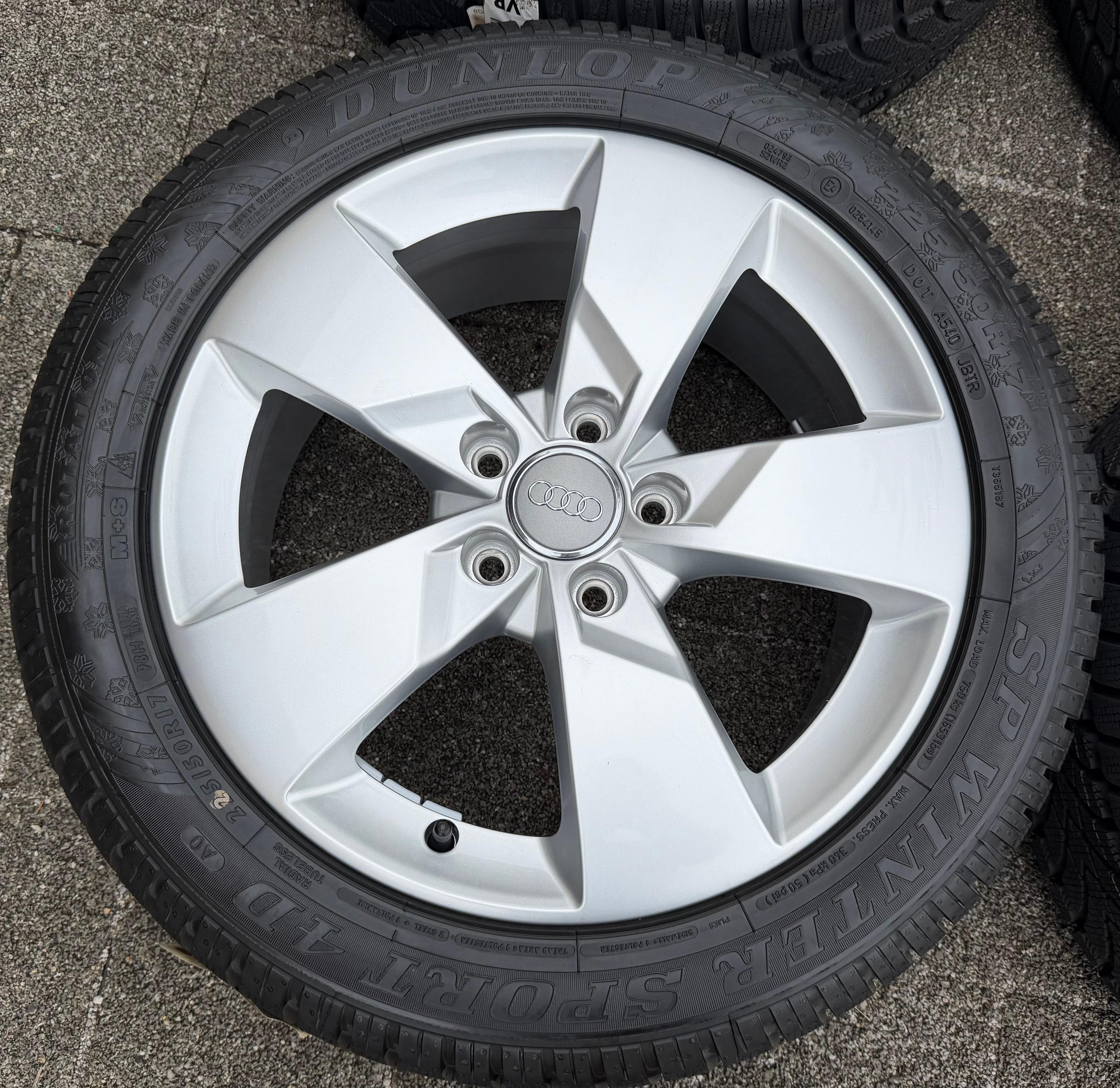 4 Orignal 17" Alu Winterräder Audi TT 8S 225/50R17 94H Dunlop 8S0601025J