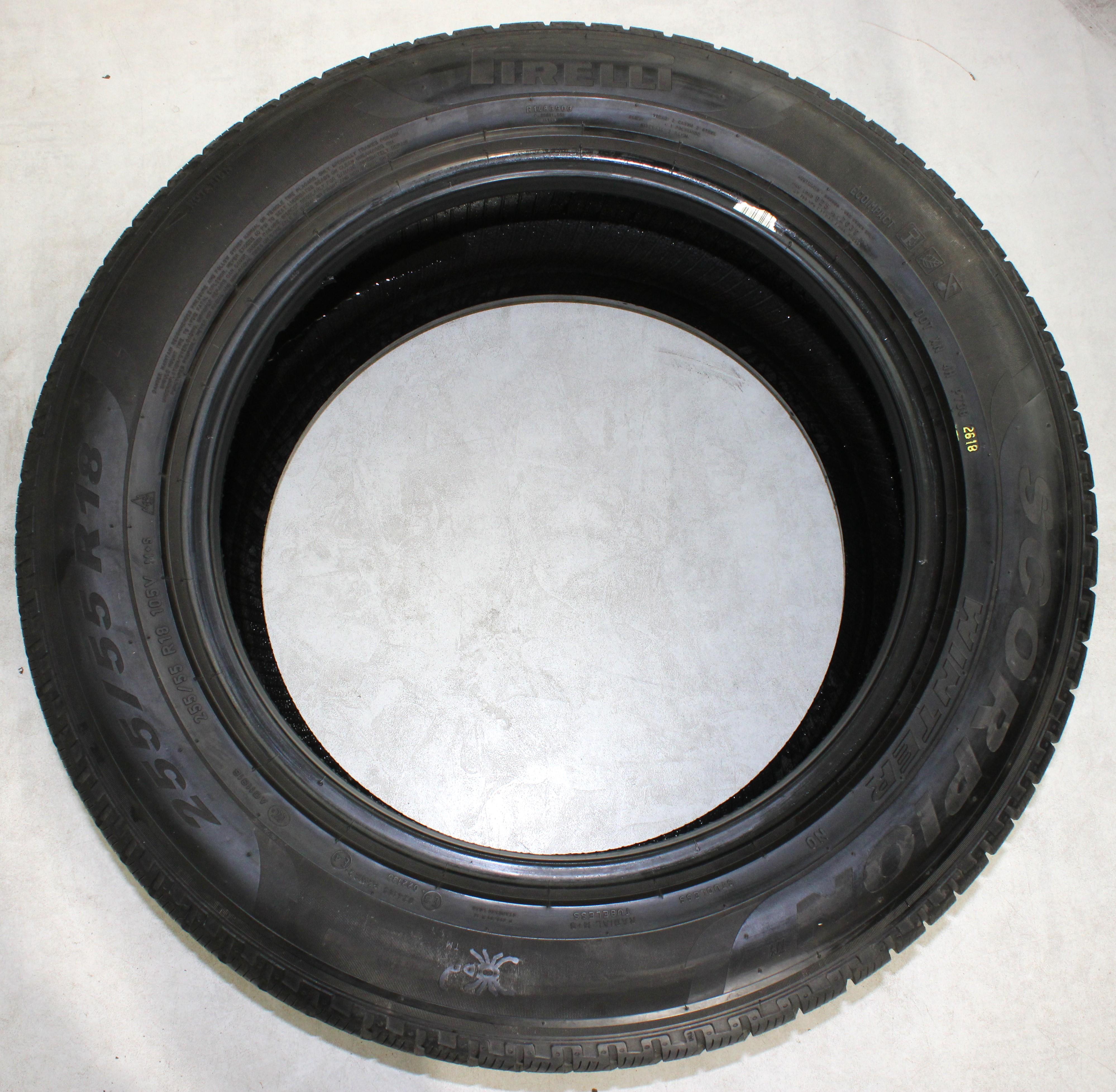 1 x 255/55R18 105V winterband Pirelli Scorpion Winter N0 4,5 mm 2018