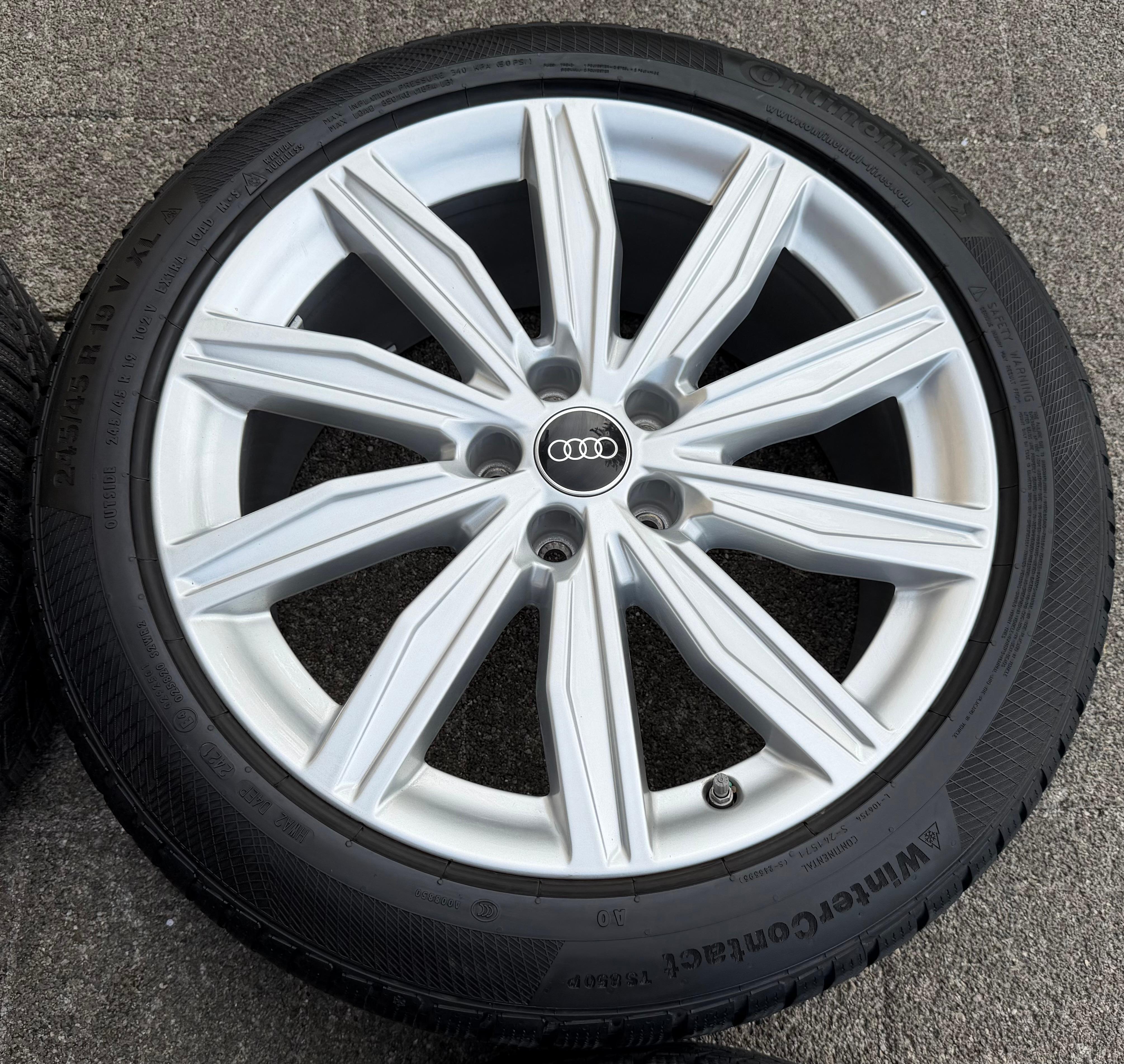 4 Original 19" Alu Winterräder Audi A6 S6 C8 4K F2 4K0601025DS 245/45R19 102V RDKS