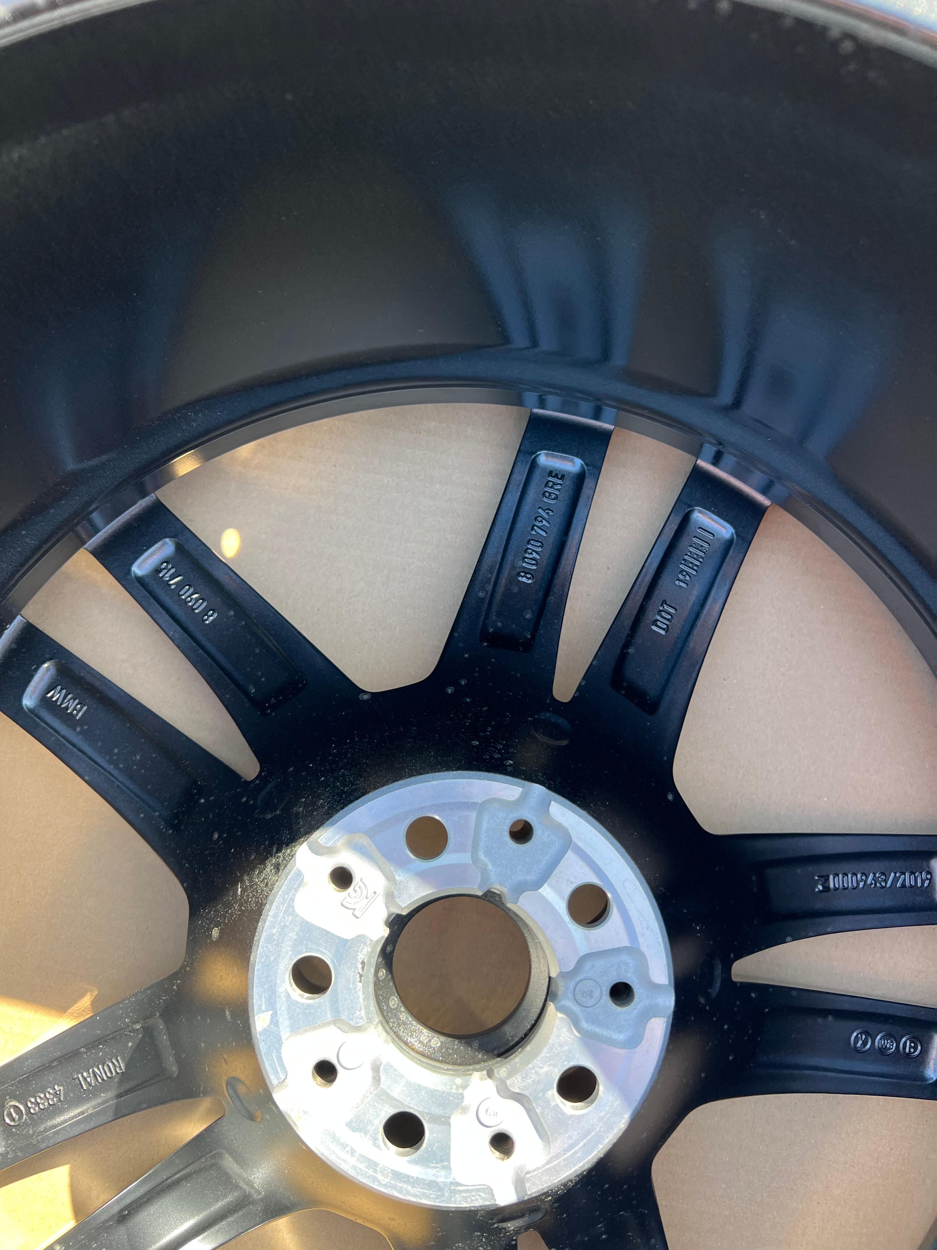 1 X ORIGINELE 21" ALUMINIUM RIM BMW X5M F95 X6M F96 STIJLING 808M 8090715 10,5x21 ET31