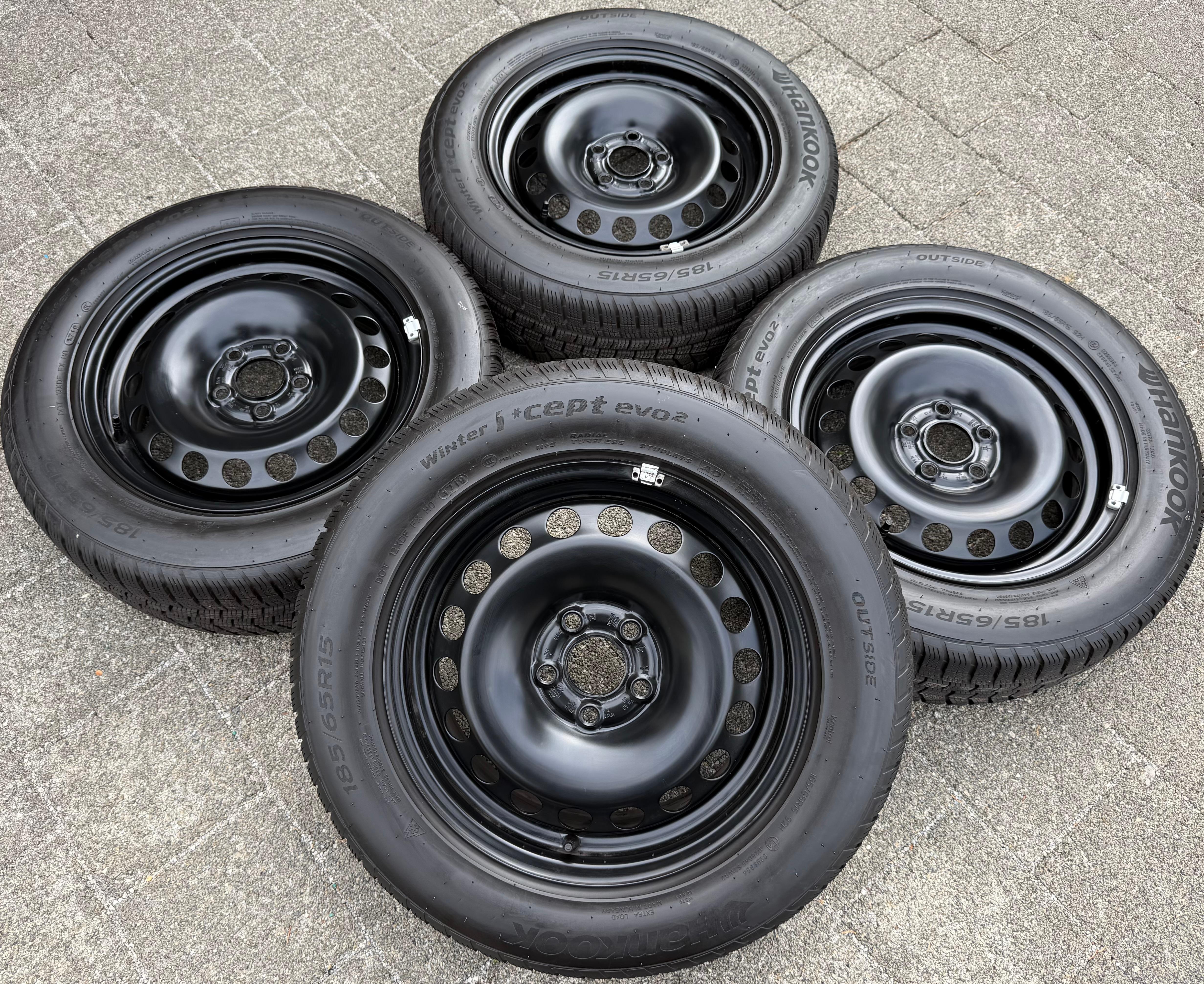 4 WINTERRÄDER AUDI A1 CITY CARVER GB SEAT IBIZA ARONA KJ VW POLO AW 2G 185/65R15 92T