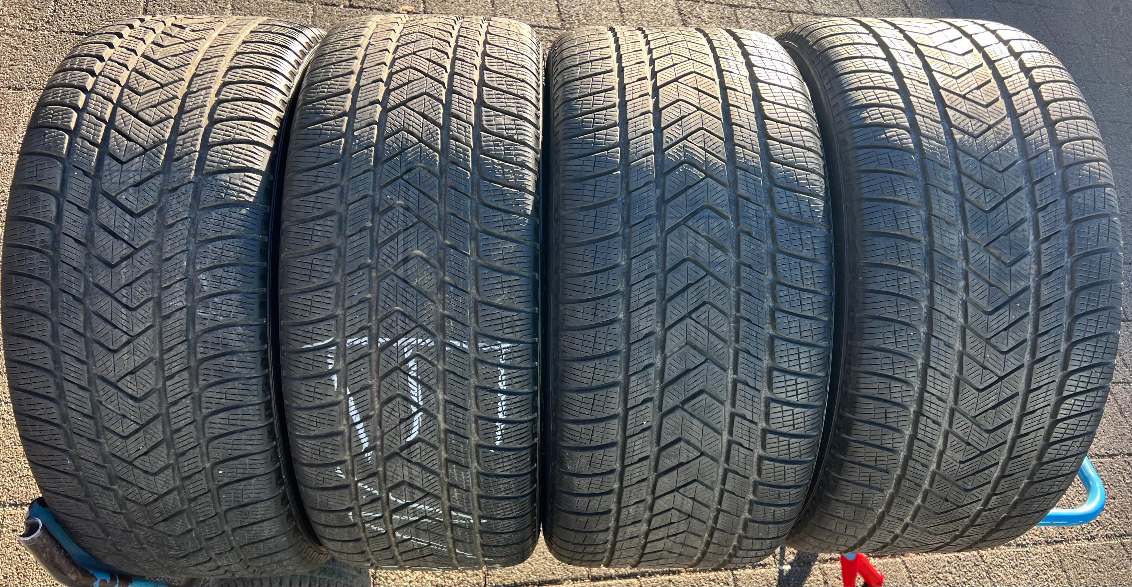 4 ORIGINAL 21" ALU WINTERRÄDER PORSCHE CAYENNE 9YA PIRELLI RDKS