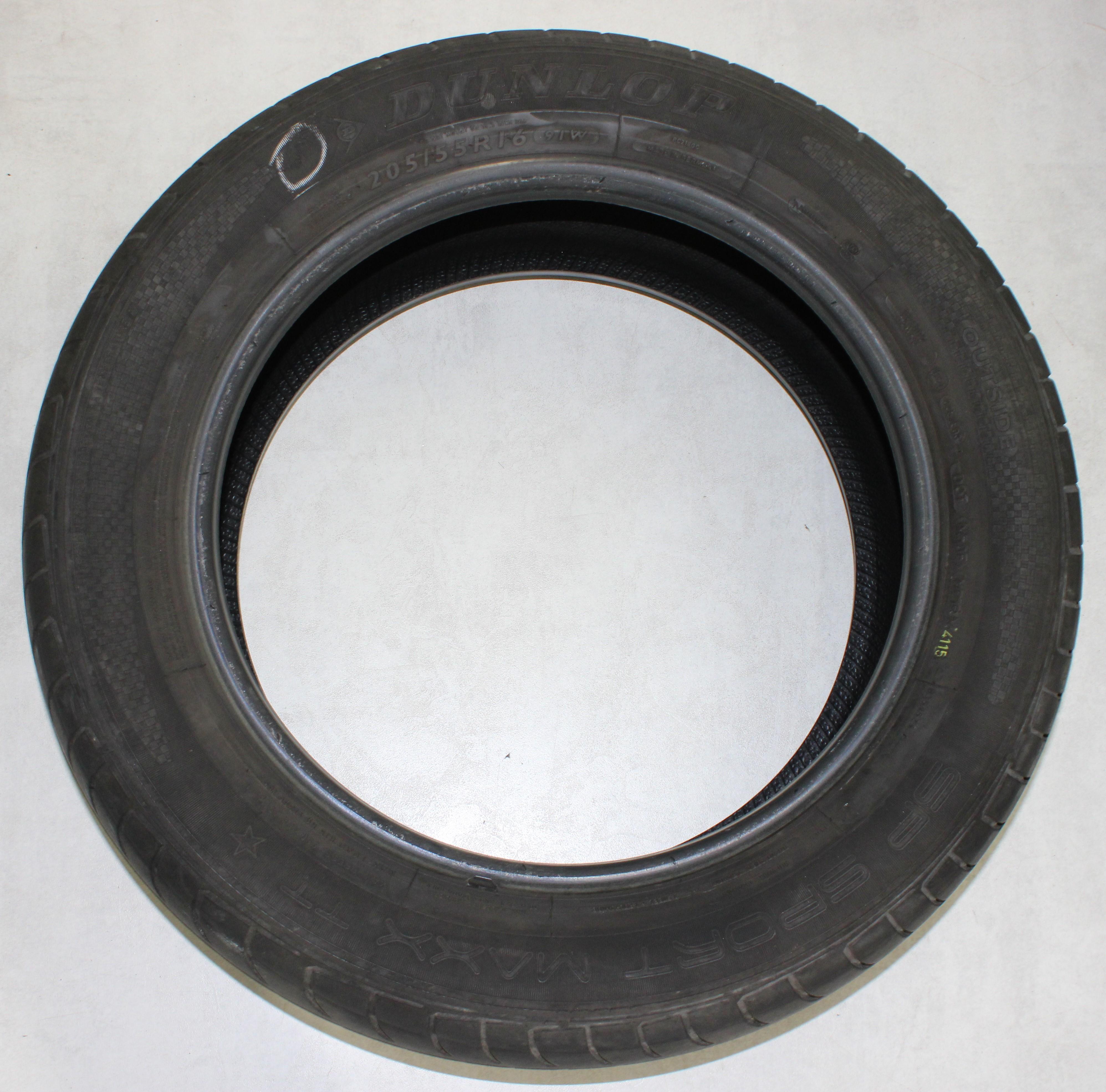2 x 205/55R16 91W pneumatici estivi Dunlop SP Sport Maxx TT* 5-5,5mm 2015/2017