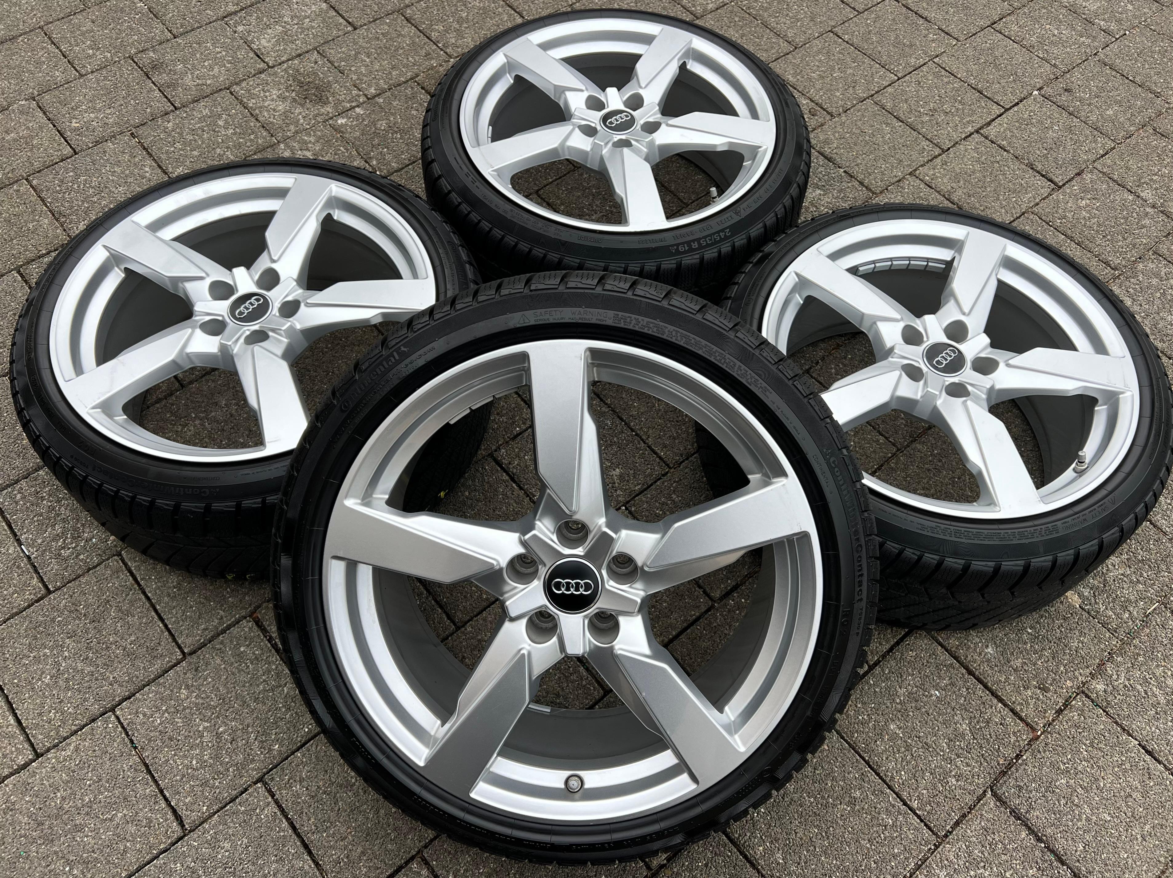 4 ORIGINAL 19" ALU WINTERRÄDER AUDI TT TTS 8S 8S0601025AA 245/35R19 93W FREIHAUS
