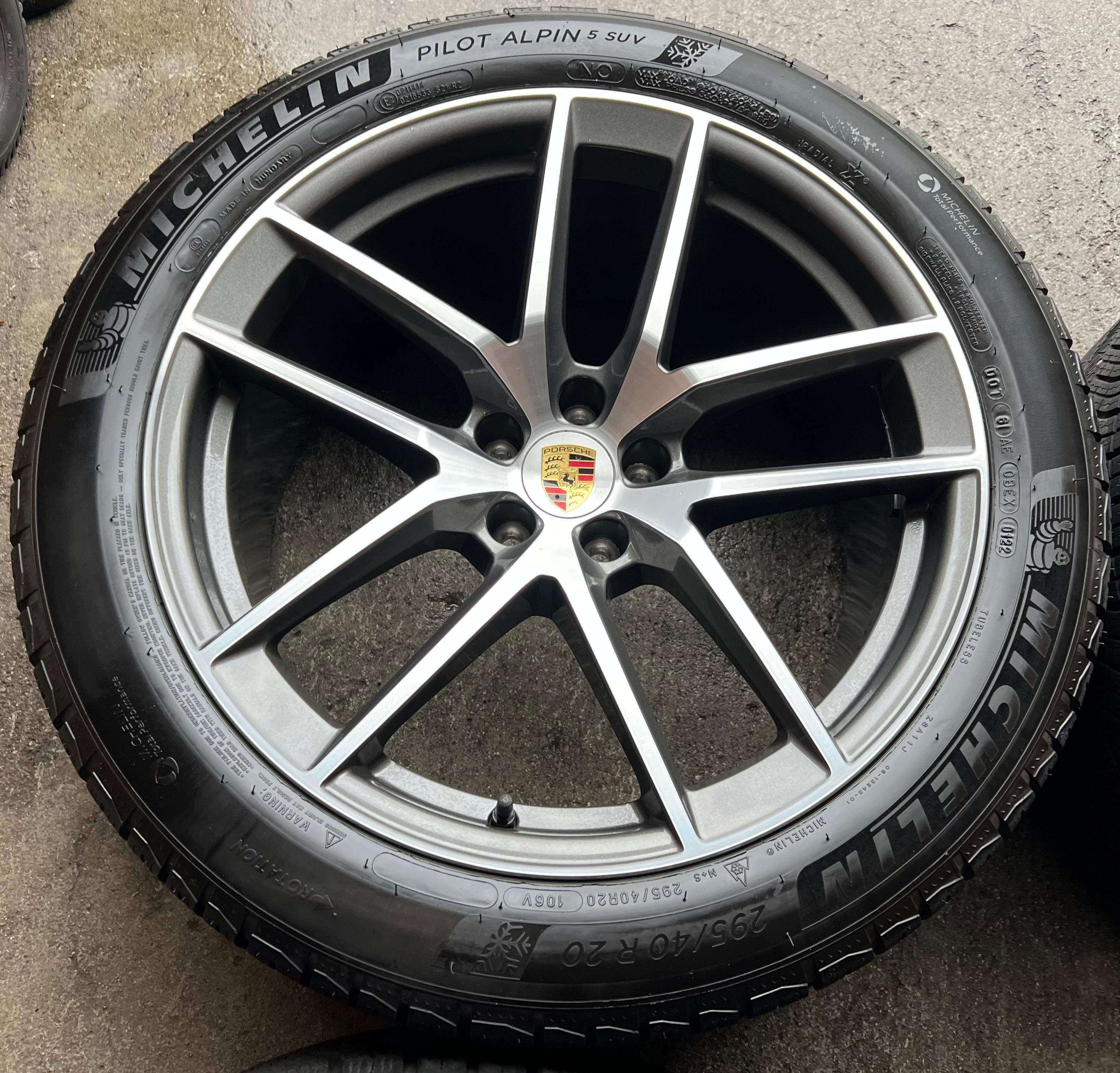 4 ORIGINAL 20" ALU WINTERRÄDER PORSCHE MACAN 265/45R20 104V 295/40R20 106V RDKS