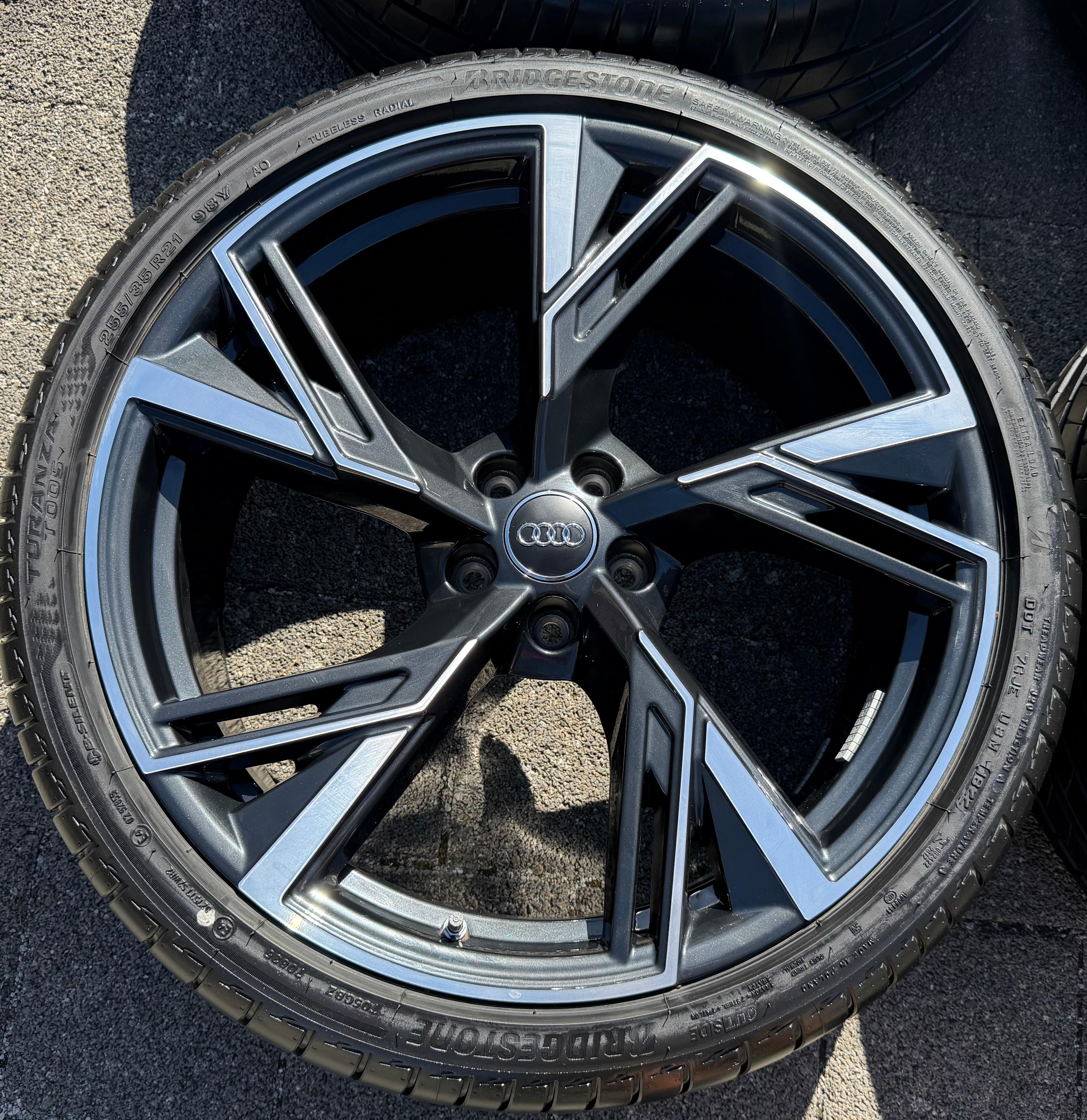 4 Original 21" Alu Sommerräder AUDI A7 S7 4K F2 4K8601025AR 255/35R21 98Y 2022