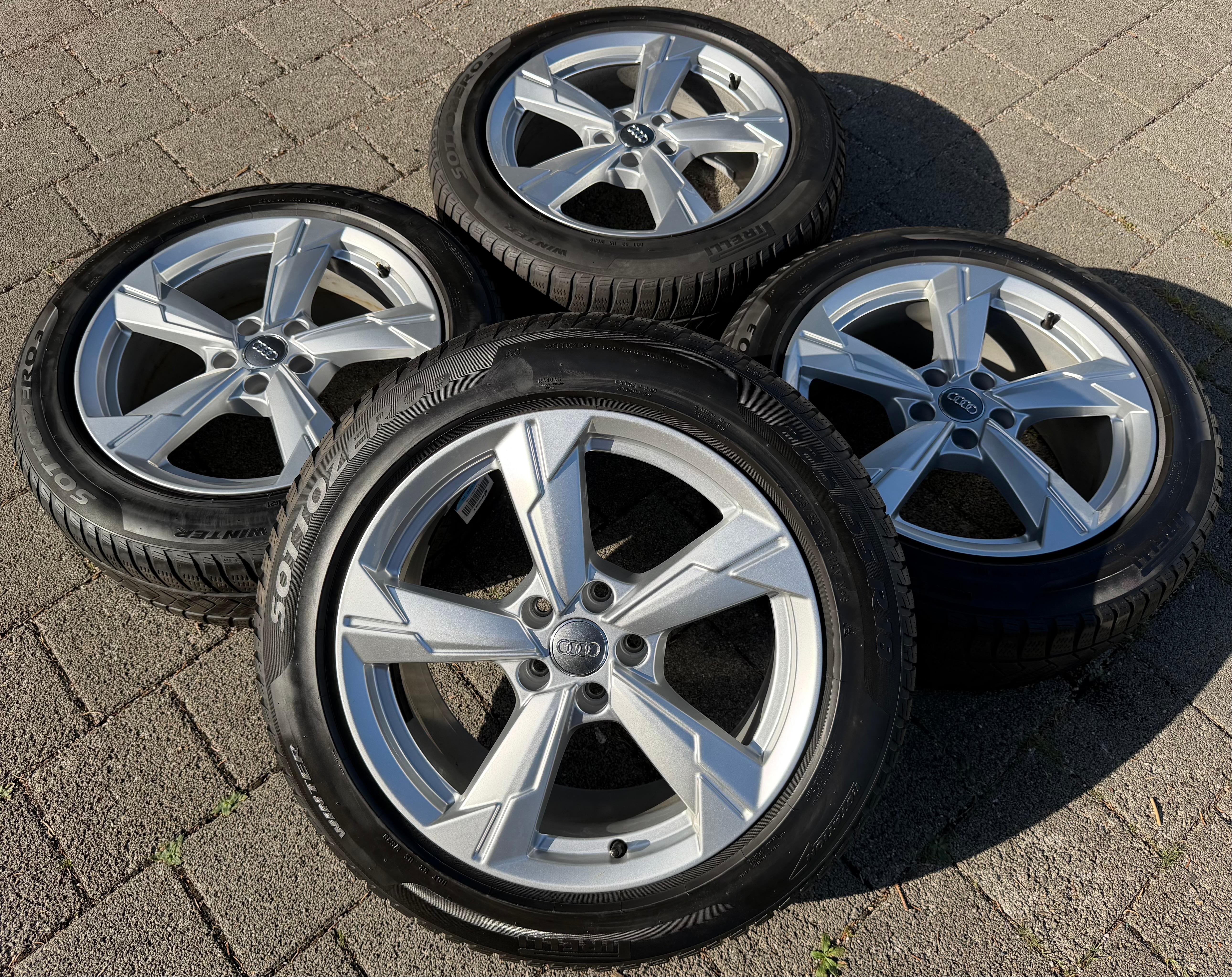 4 ORIGINAL 18" ALUFELGEN FELGEN AUDI A6 4K F2 C8 4K0601025D 8x18 ET39 FREIHAUS