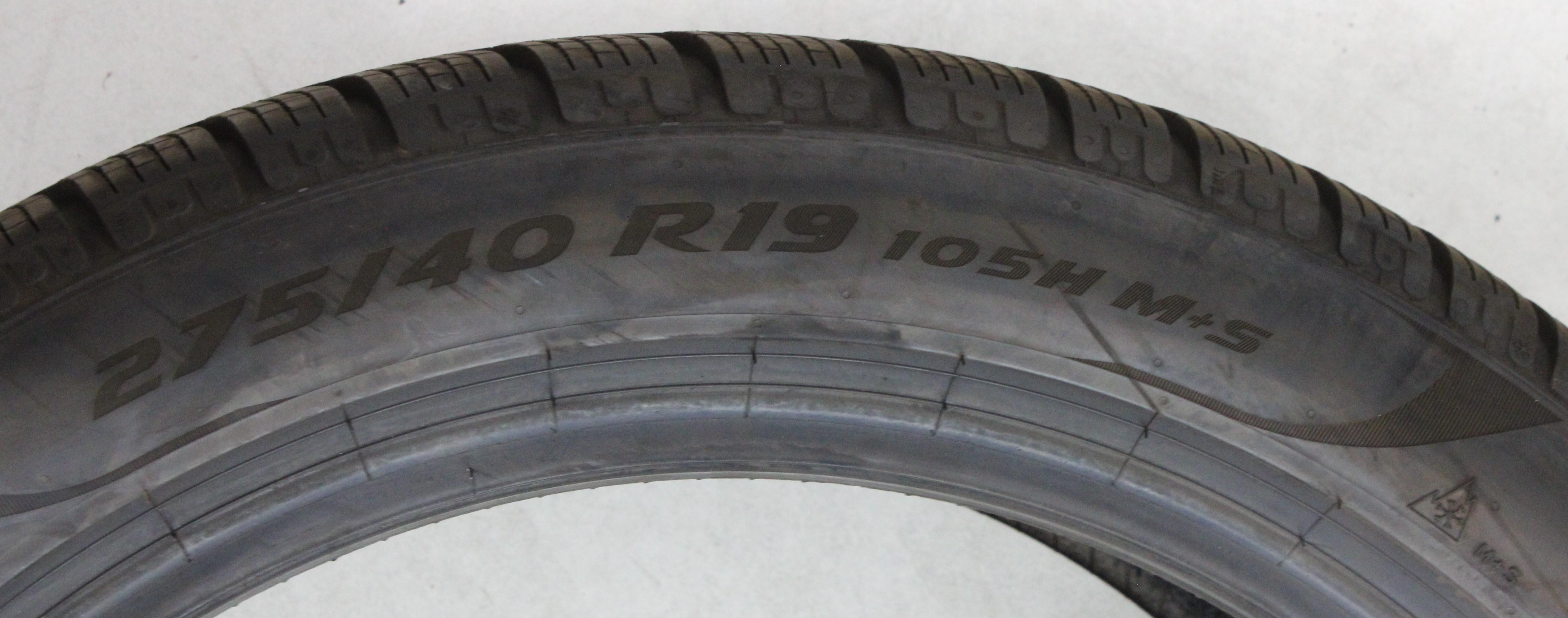 1 x 275/40R19 105H Winterreifen Pirelli Pzero Winter MO* 5,5-6mm 2024