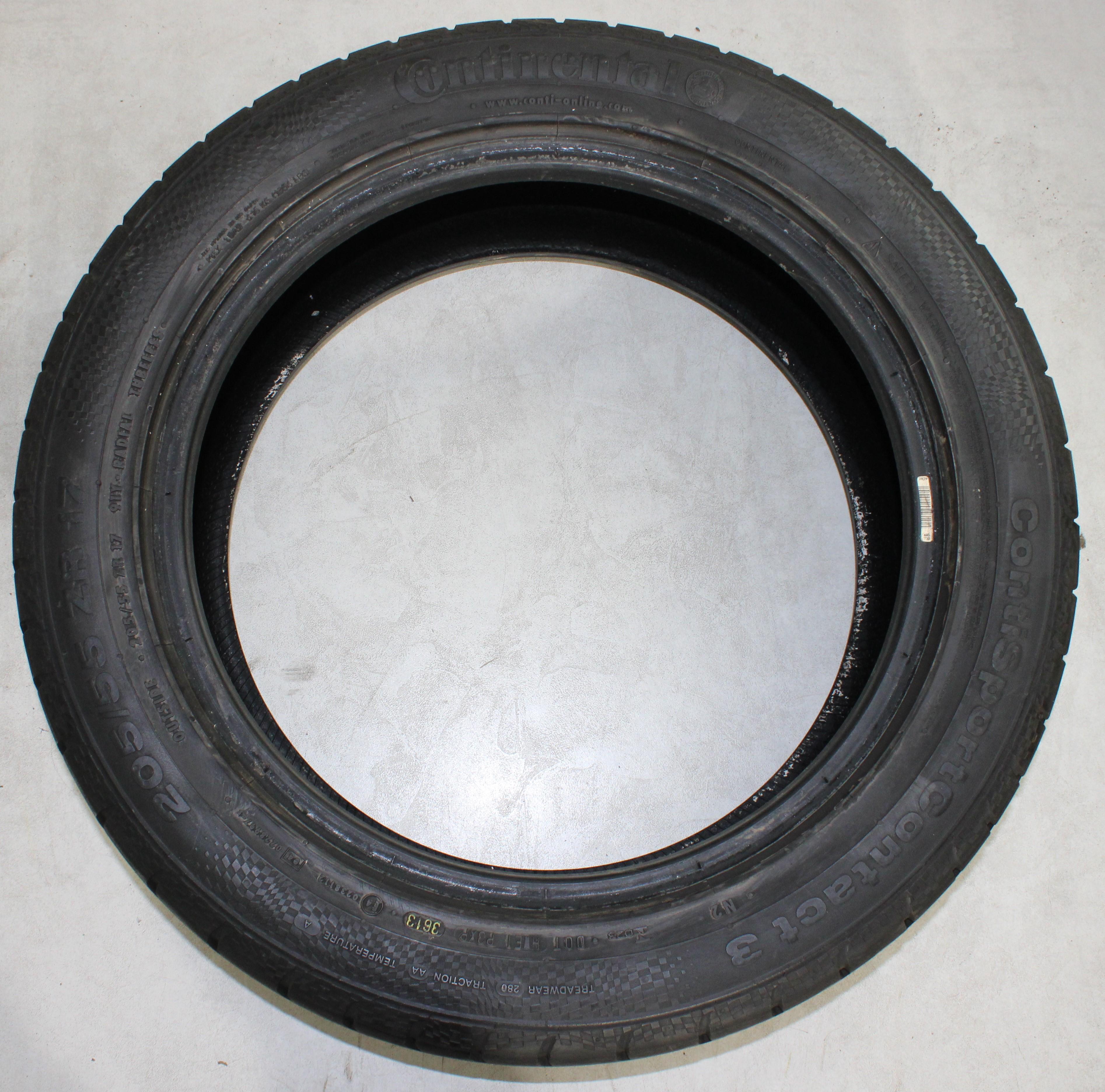 2 x 205/55R17 91Y Sommerreifen Continental Sport Contact 3 N2 6,5mm 2013