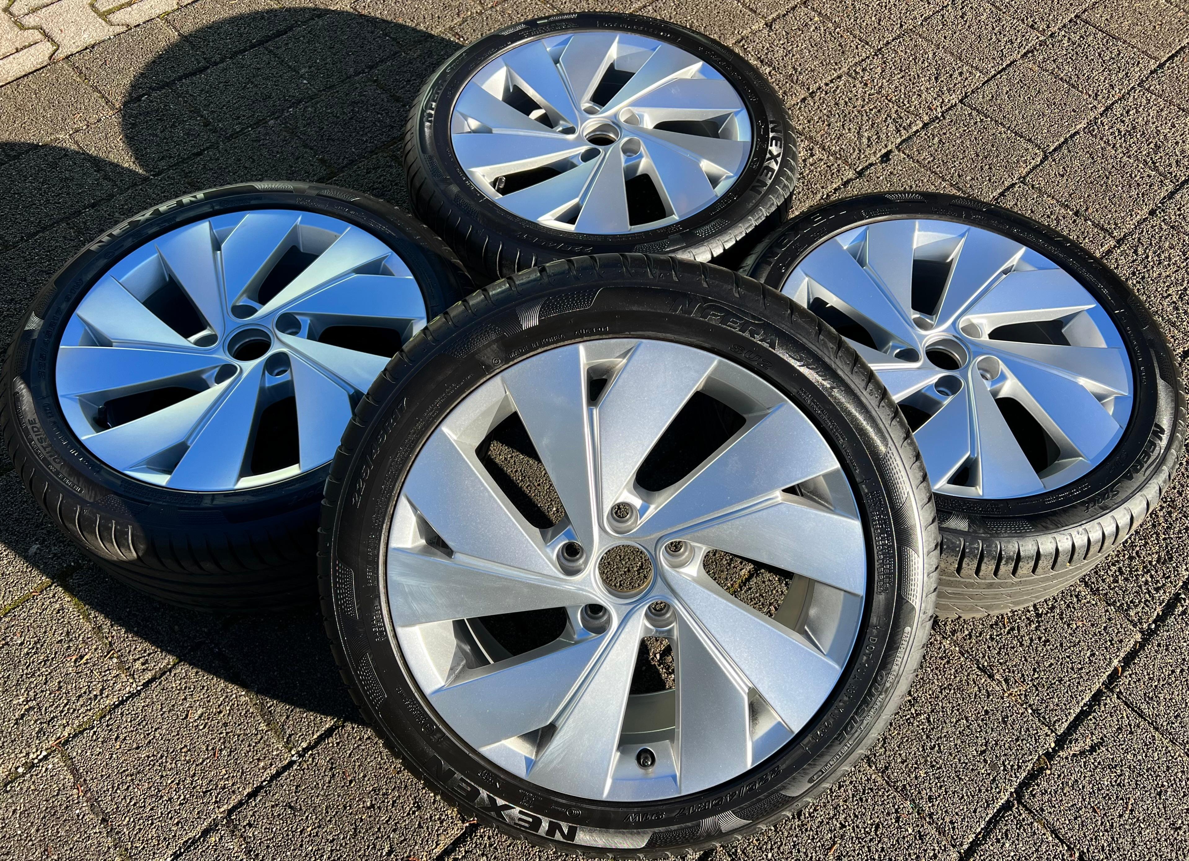 4 ORIGINAL 17" ALU SOMMERRÄDER VW GOLF 8 VIII 225/45R17 91W 2021 BELMONT FREIHAUS