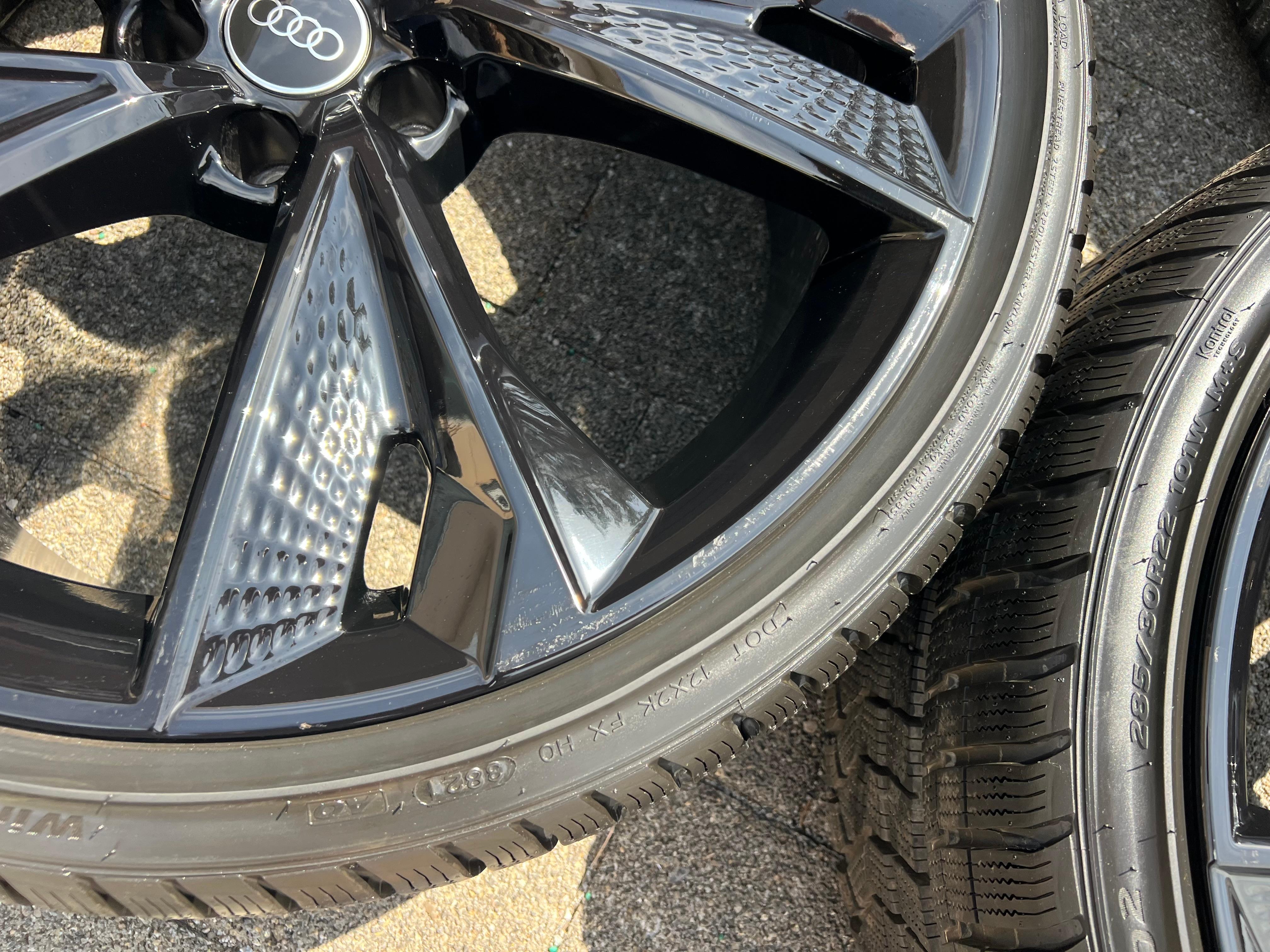 4 ORIGINAL 22" ALU WINTERRÄDER AUDI RS6 4K RS7 4K0601025DG 285/30R22 101W HANKOOK