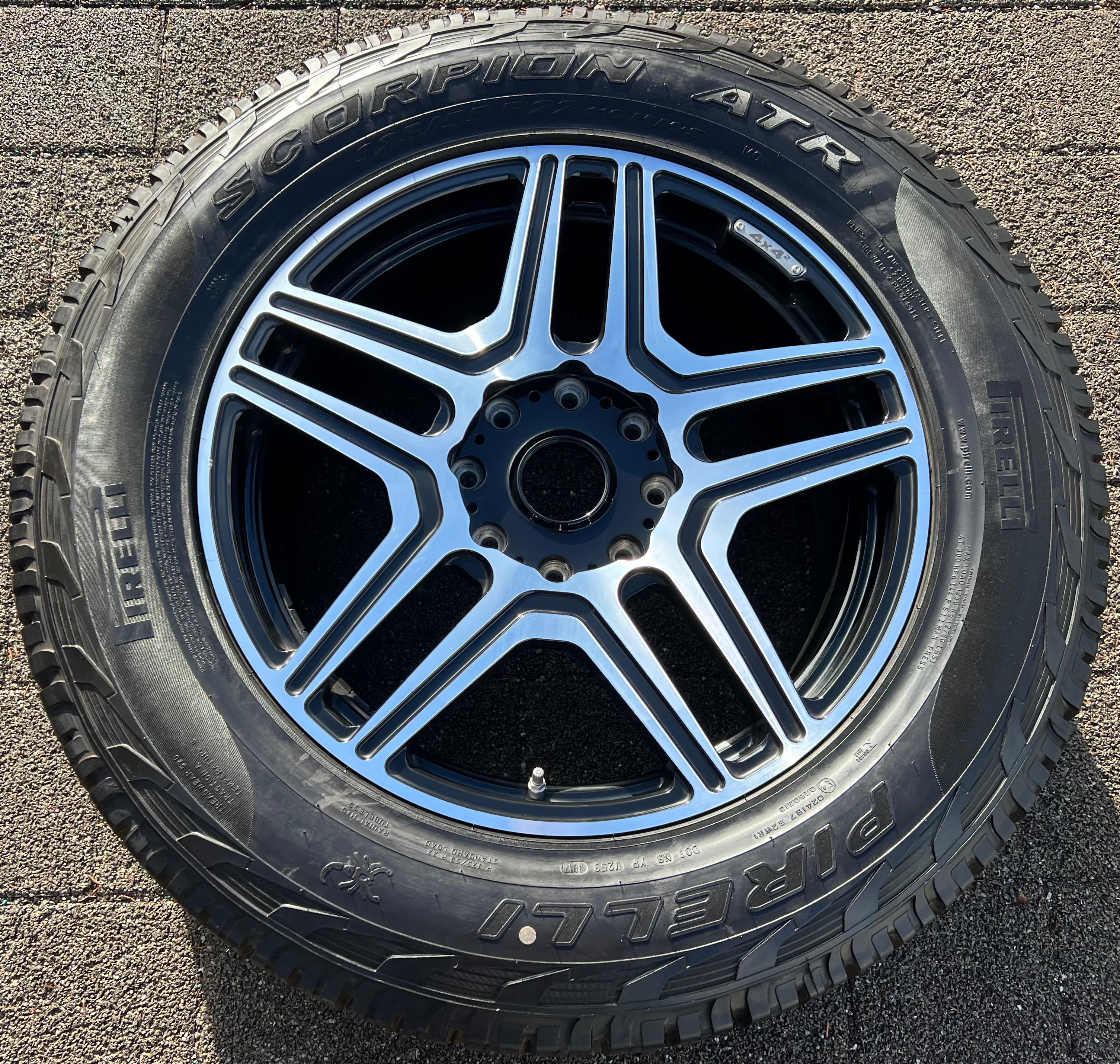 1 X ORIGINAL 22" ALU SOMMERRAD MERCEDES G-KLASSE W463 4x4² A4634010600