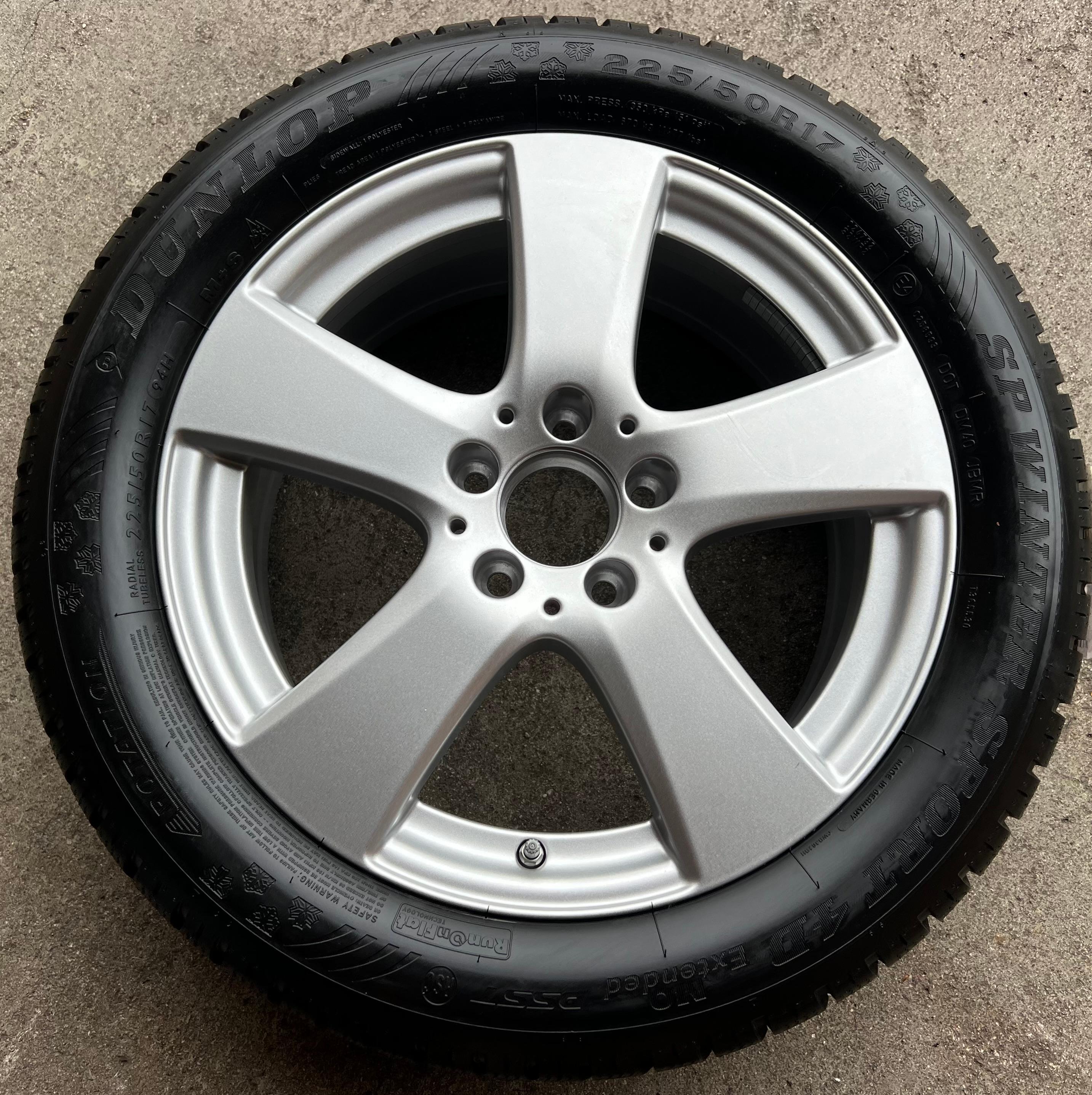 1 x ORIGINELE 17" ALUMINIUM VELG MERCEDES C-KLASSE W205 A2054015500 7x17 ET48,5