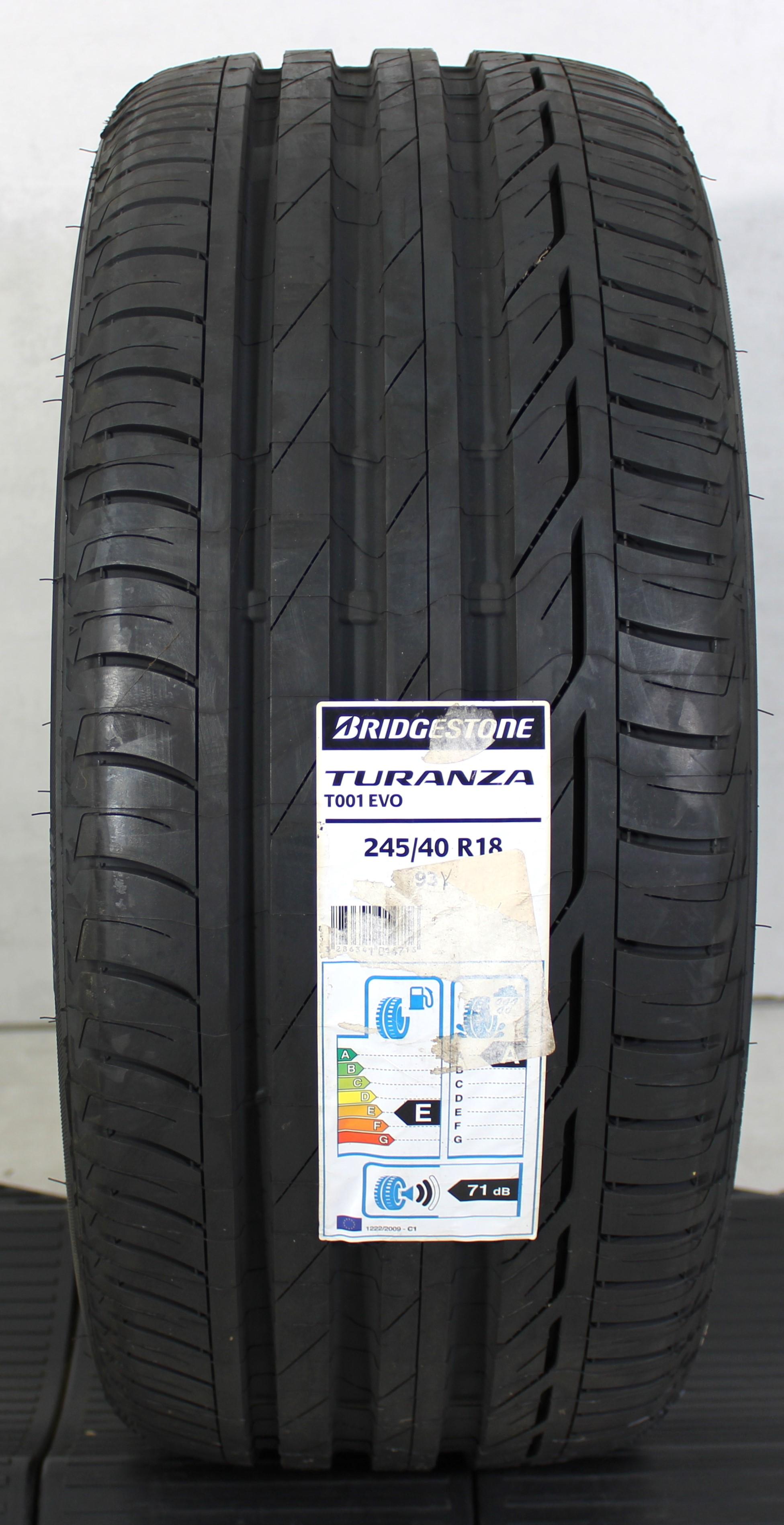 1 x 245/40R18 93Y Sommerreifen Bridgestone Turanza T001 NEU 2017