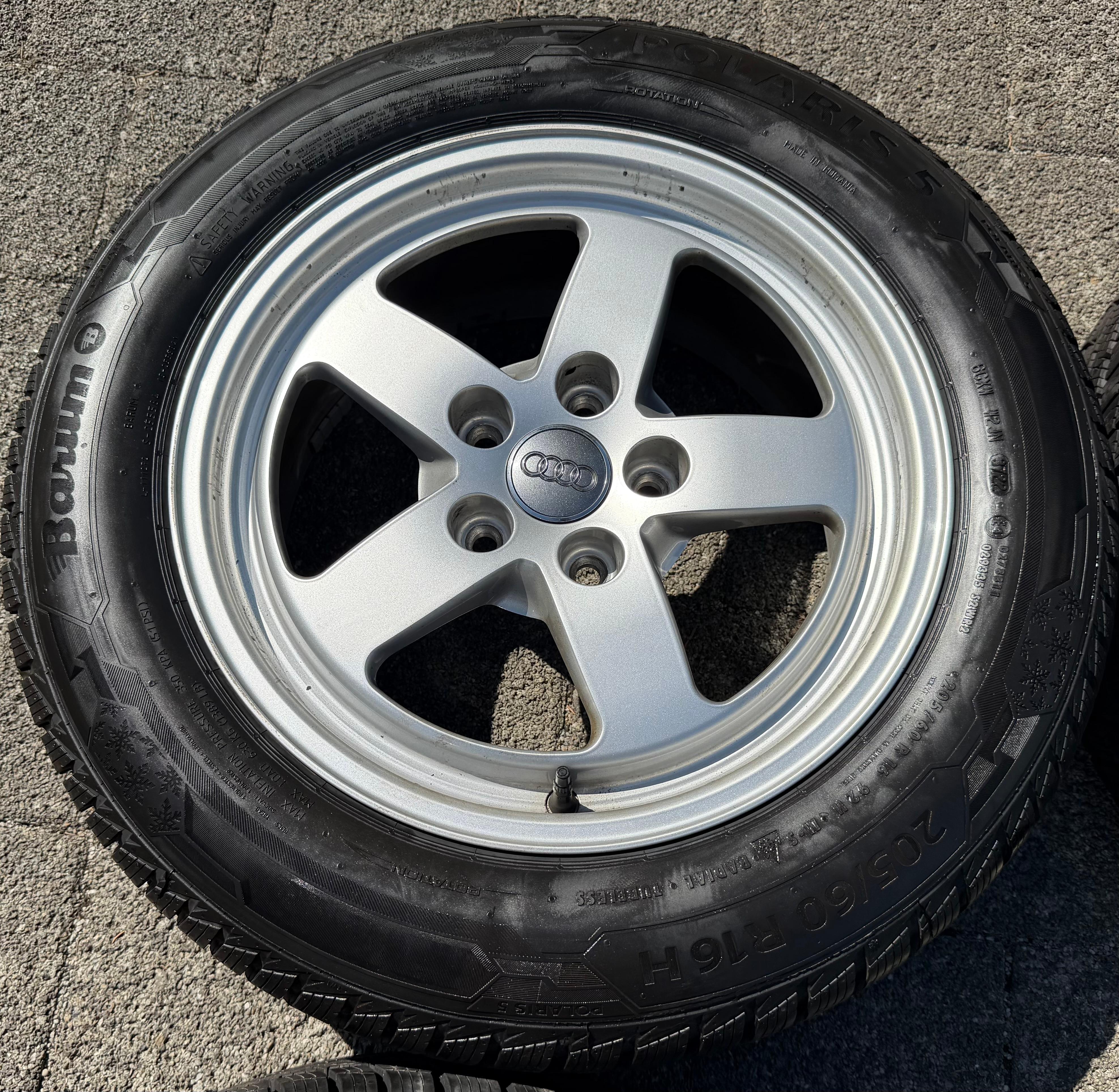 4 RUEDAS DE ALEACIÓN ORIGINALES DE INVIERNO PARA AUDI A4 B9 8W 205/60R16 92H 8W0601025 2022