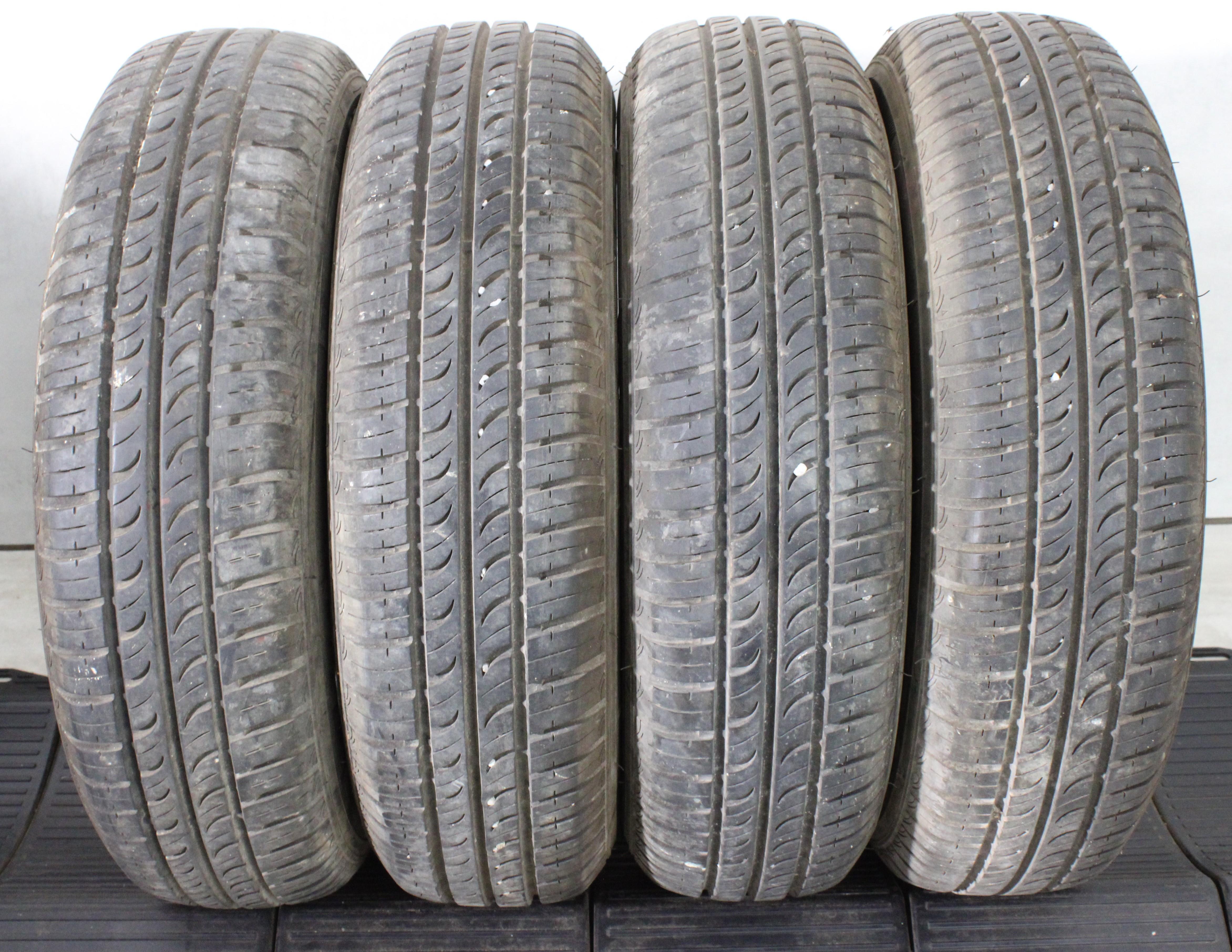 4 x 155/80R12 77T Sommerreifen Hankook Optimo K715 2x5,5-6mm/2x6mm 2009