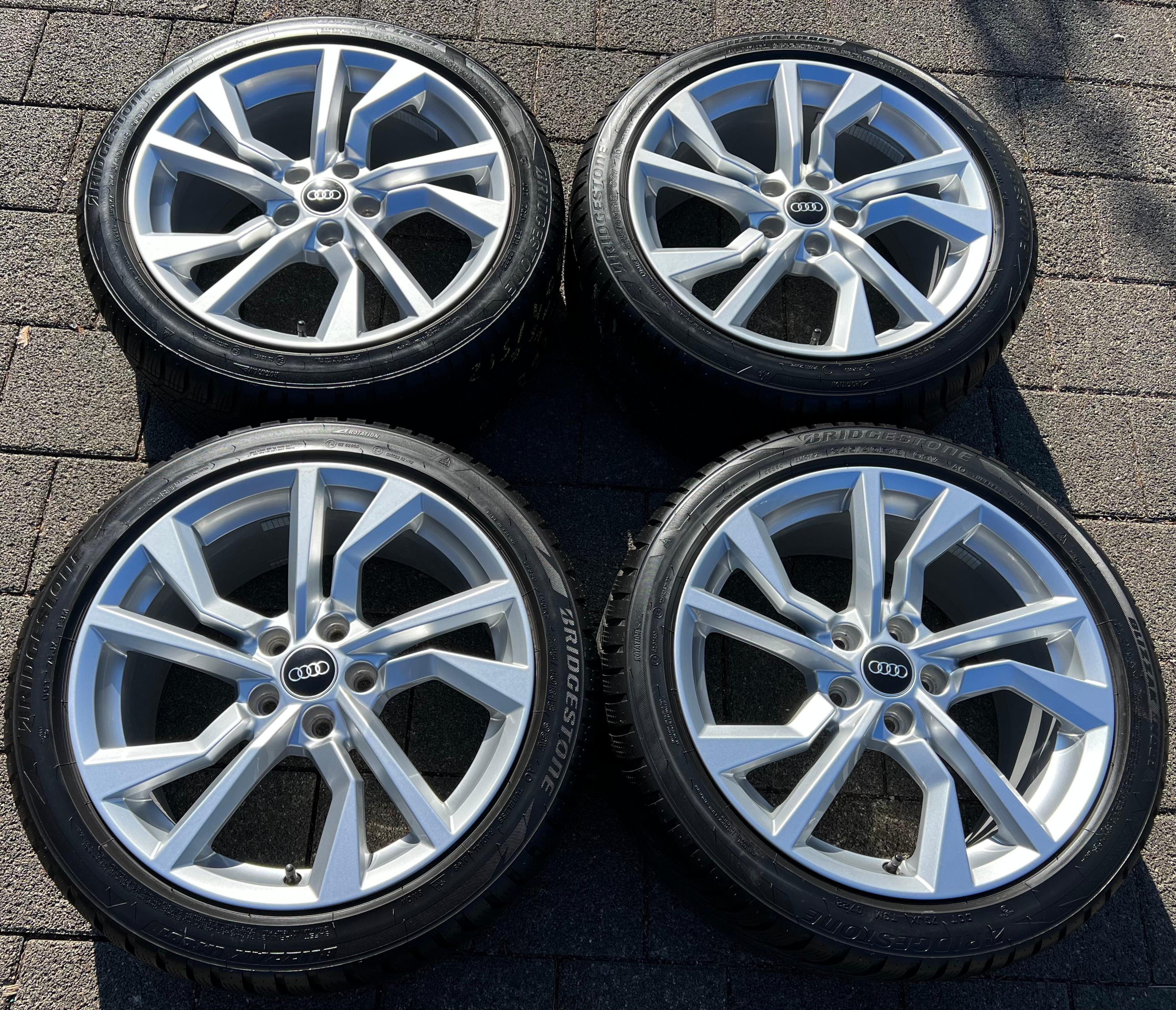4 ORIGINELE 18" ALUMINIUM WINTERWIELEN AUDI TT TTS 8S 8S0601025AN 245/40R18 93V 2022 GRATIS VERZENDING