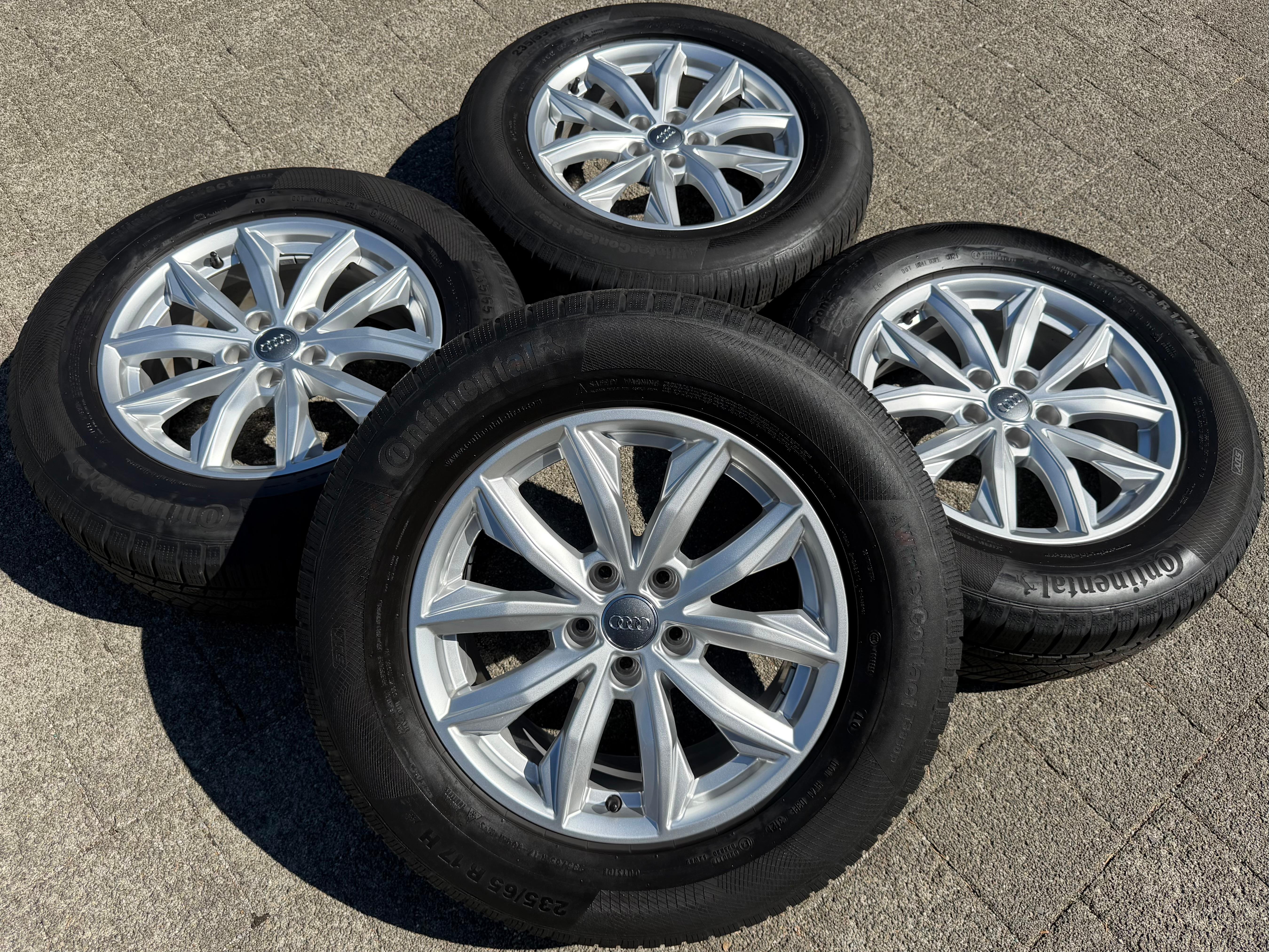 4 Original 17" Alufelgen Audi Q5 FY 80A601025J 7x17 ET34 Felge