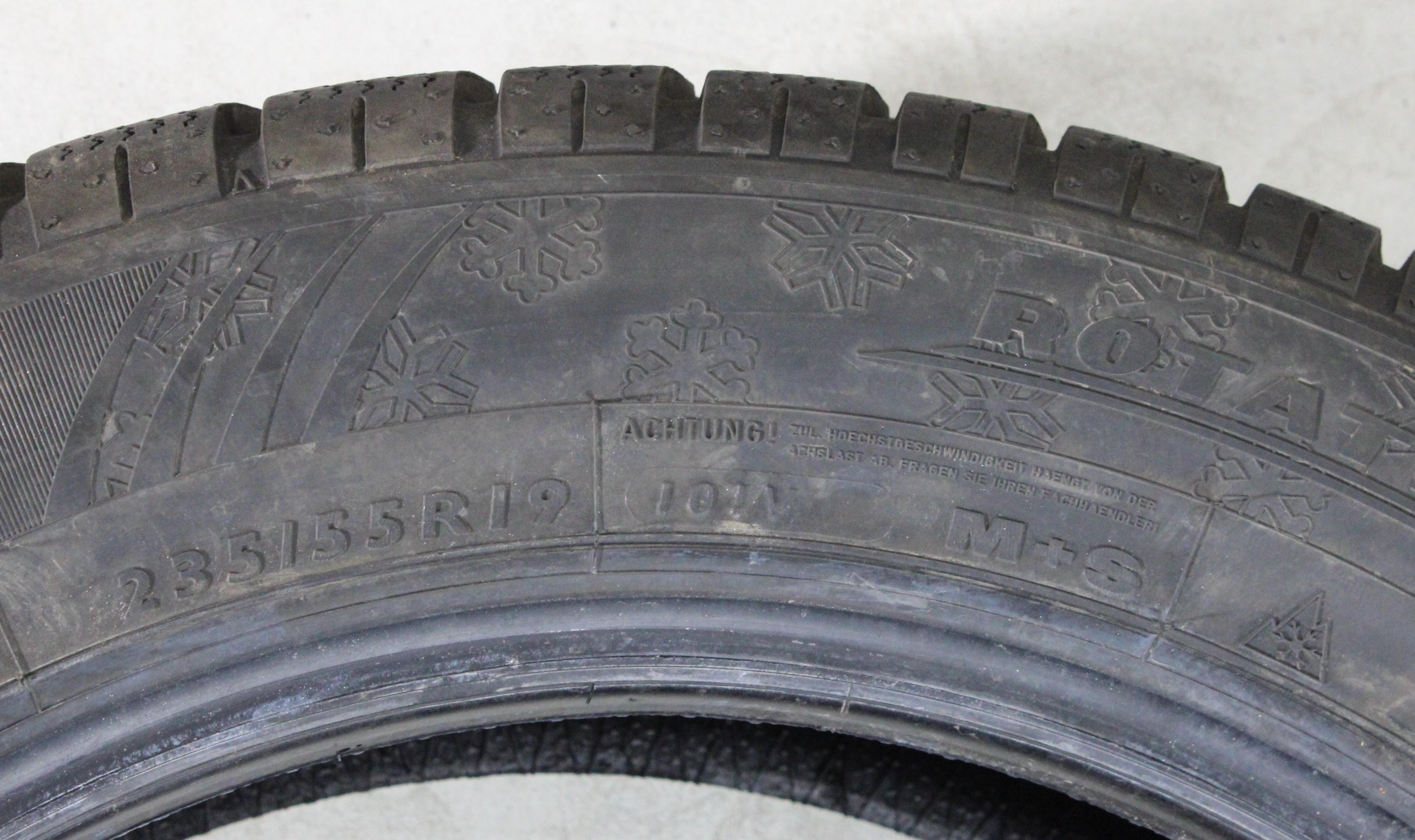 1 x 235/55R19 101V Neumático de invierno Dunlop SP Winter Sport 4D N0 7,5 mm 2022