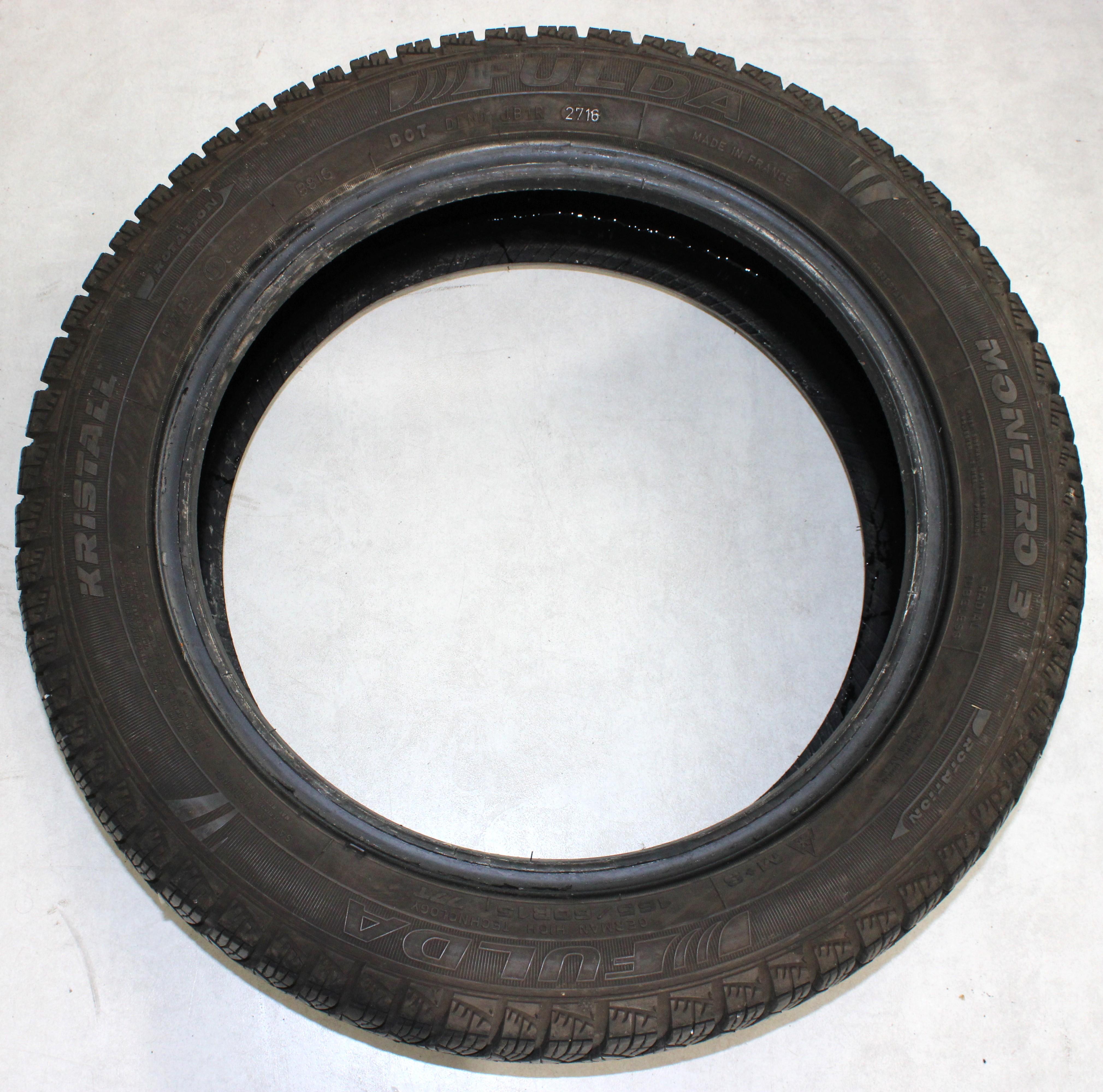 4 x 165/60R15 77T pneumatici invernali Fulda Kristall Montero 3 2x5mm/2x6-6,5mm 2016
