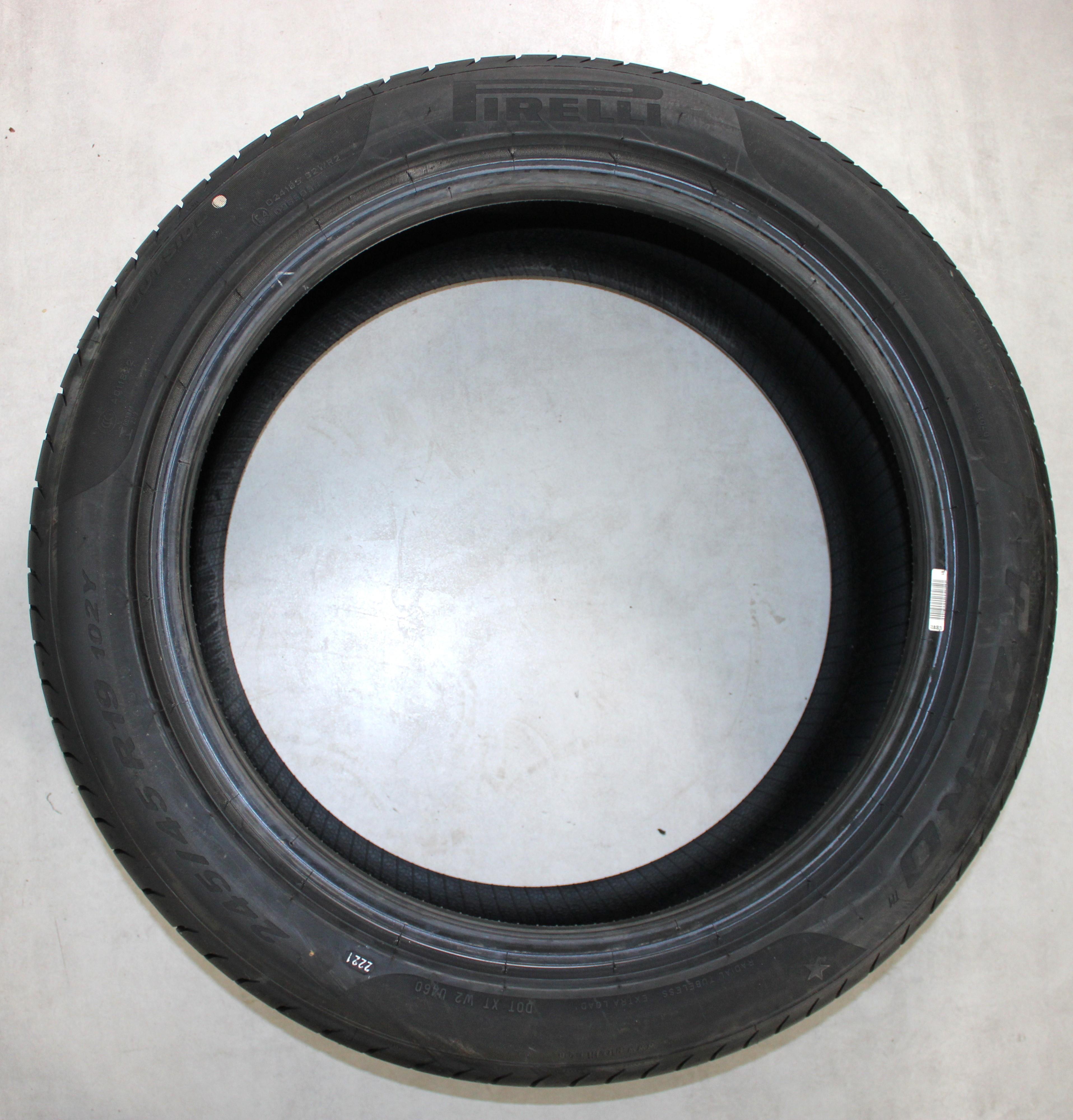 1 x 245/45R19 102Y Sommerreifen Pirelli Pzero NEU 2021 *