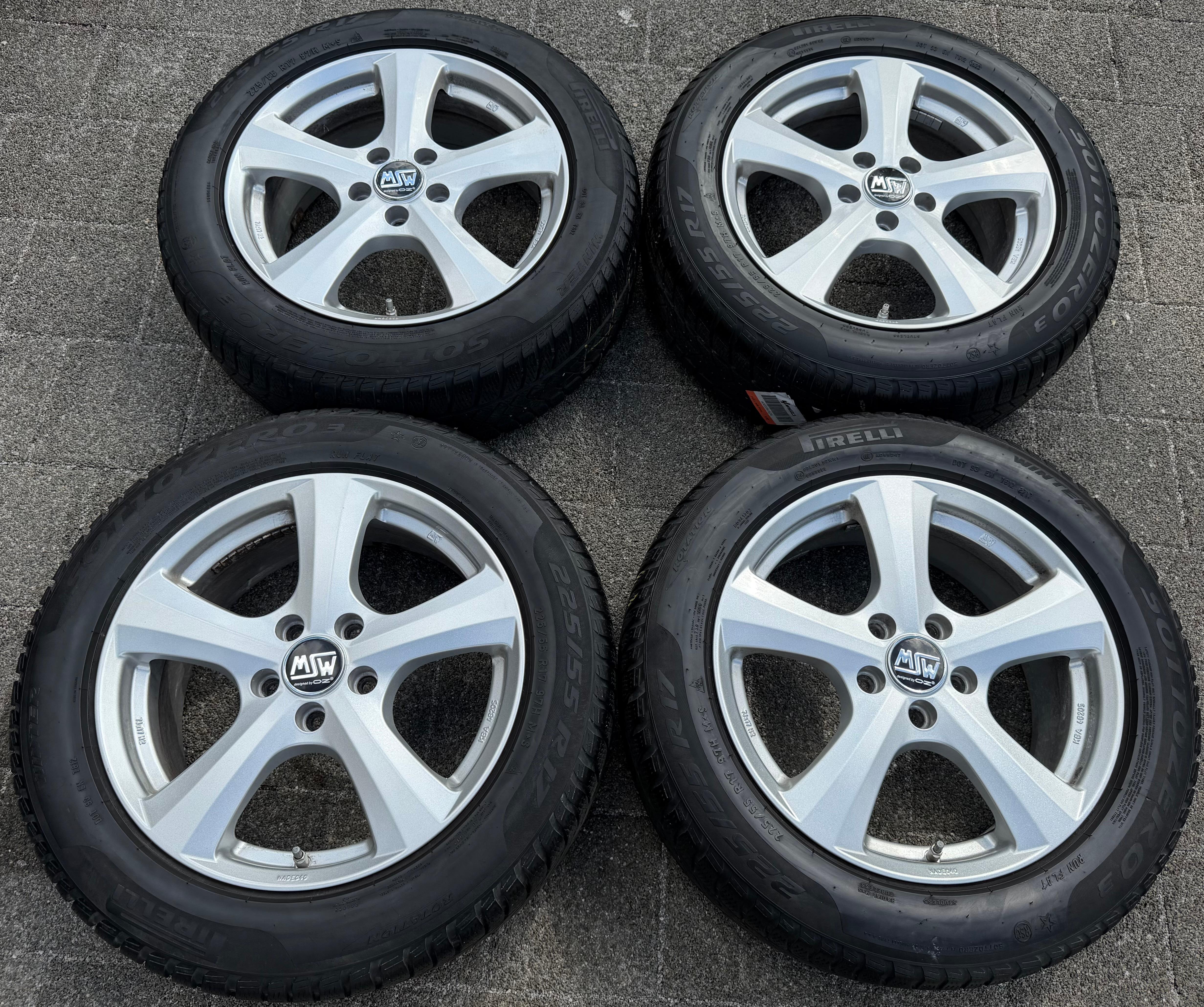 4 roues hiver en aluminium 17" BMW X1 F48 X2 F39 Mini Countryman F60 225/55R17 97H RDKS