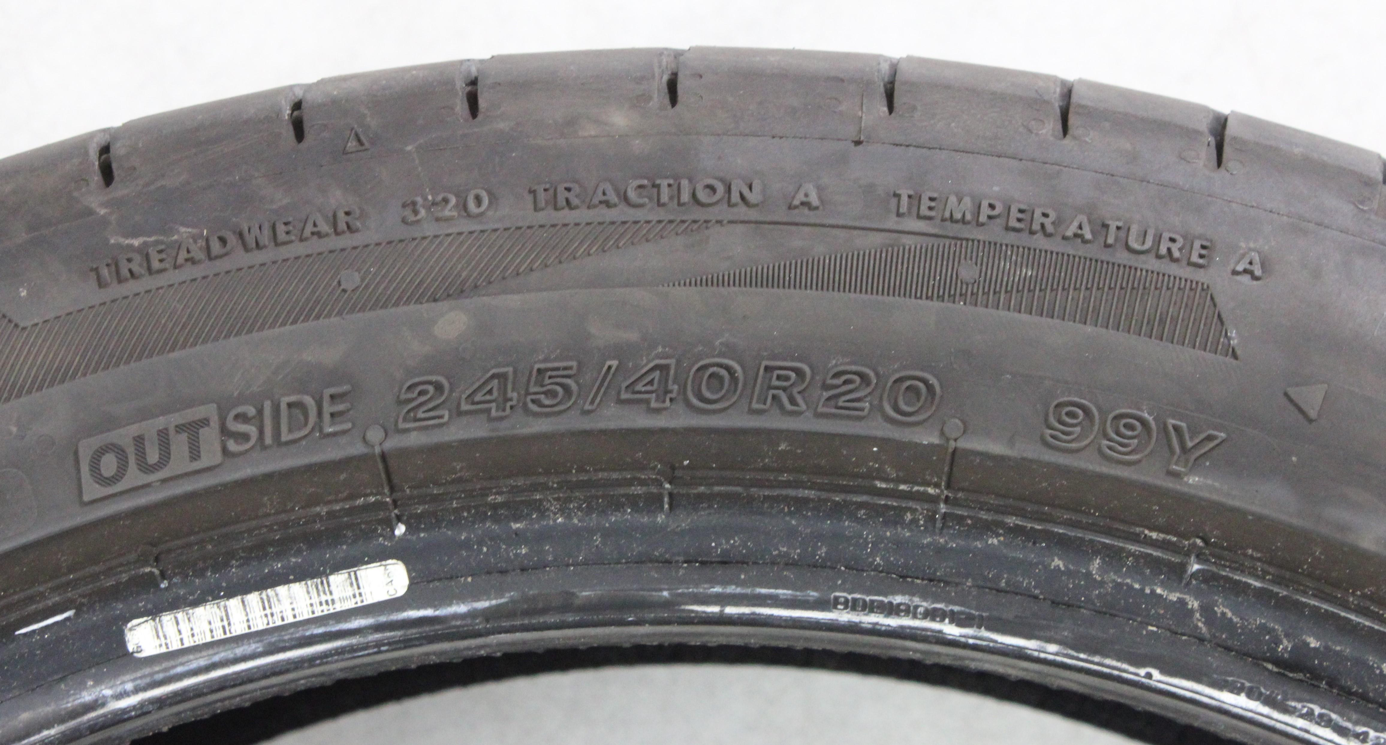 1 x 245/40R20 99Y Sommerreifen Bridgestone Turanza 6 MO* Enliten 6mm 2025