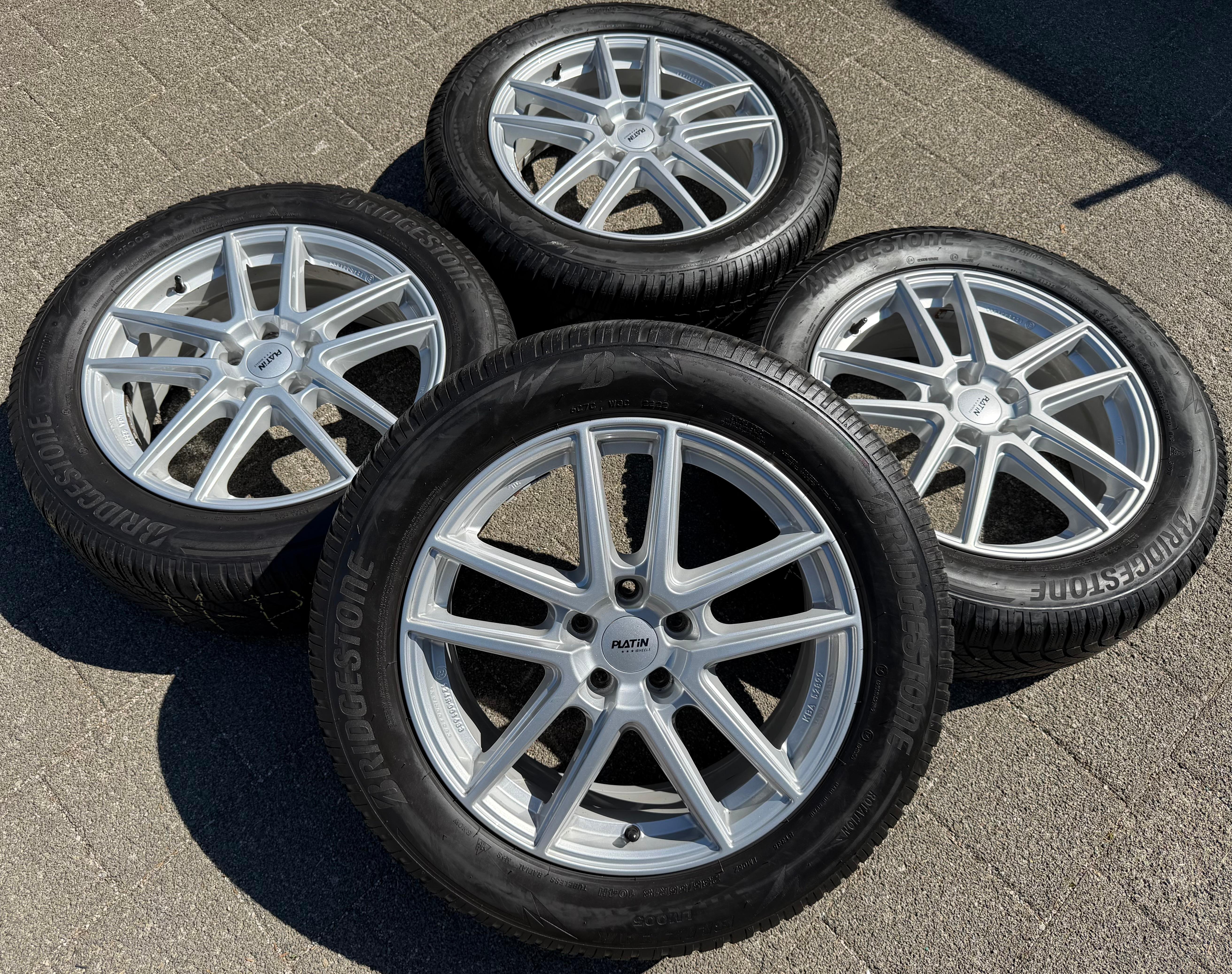 4 ALUFELGEN 18" VW PASSAT T-ROC TIGUAN TOURAN SEAT TARRACO SKODA KODIAQ 7x18 ET43