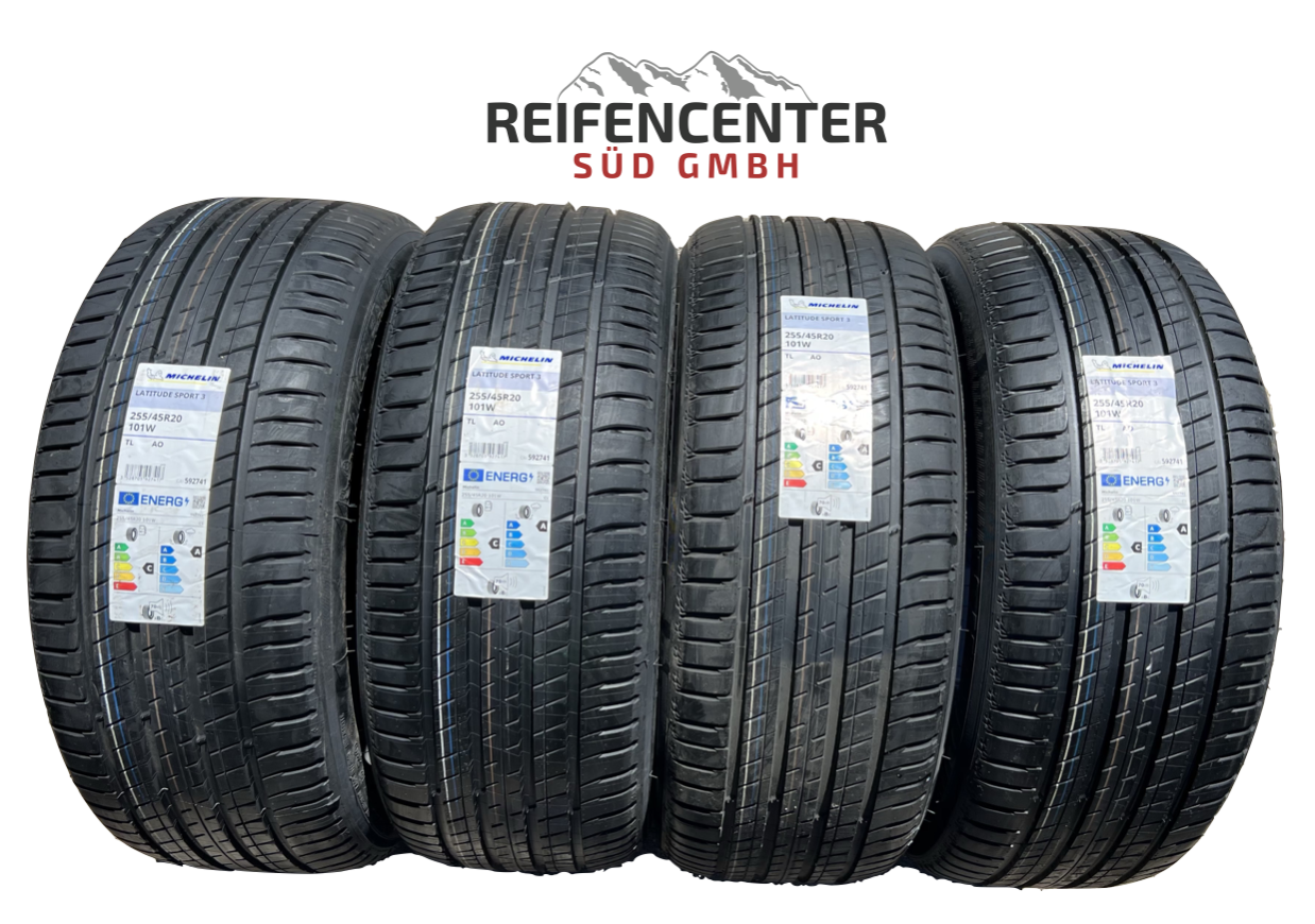 4 x 255/45R20 101W Sommerreifen Michelin Latitude Sport 3 AO NEU 2022 Freihaus