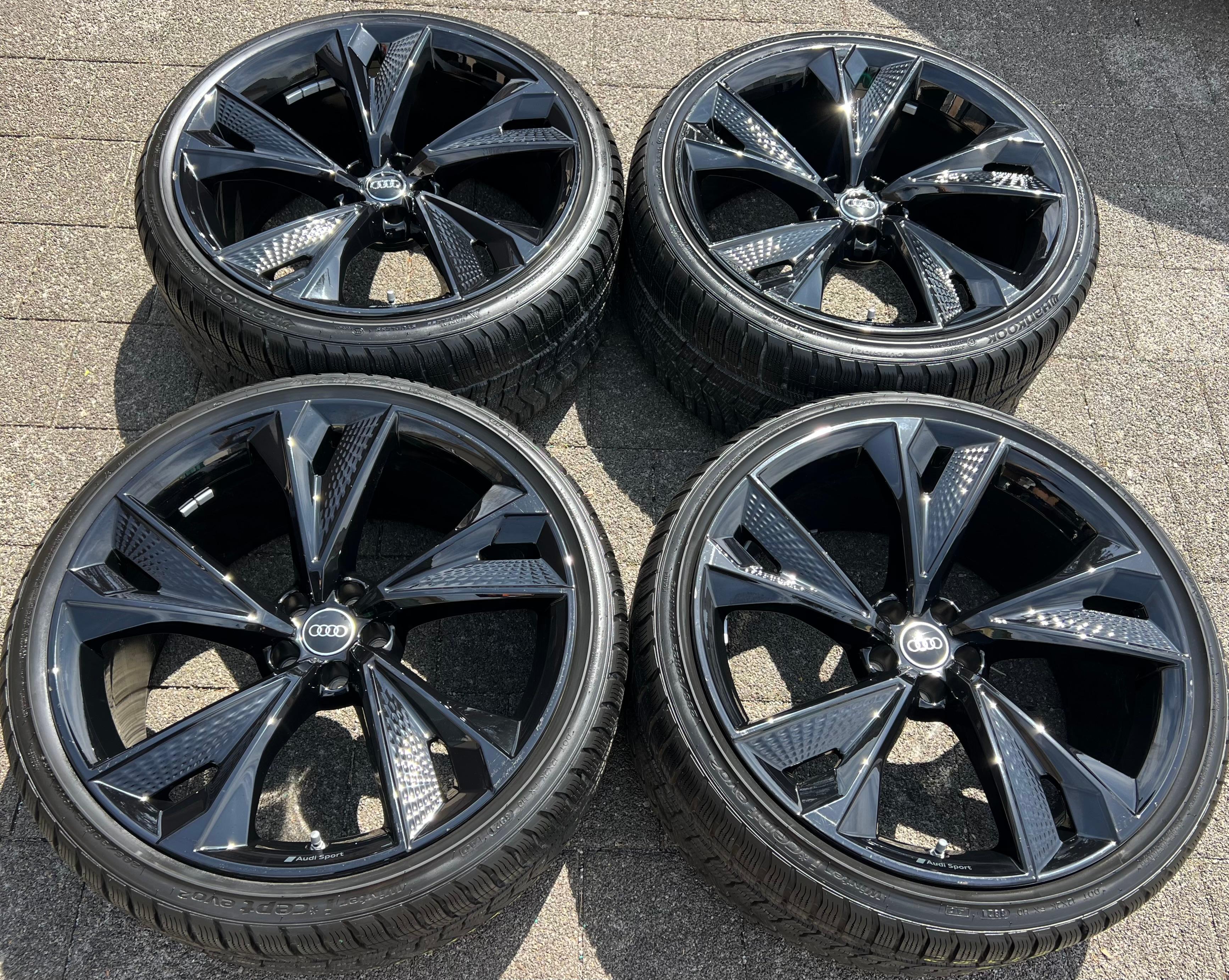 4 ORIGINAL 22" ALU WINTERRÄDER AUDI RS6 4K RS7 4K0601025DG 285/30R22 101W HANKOOK