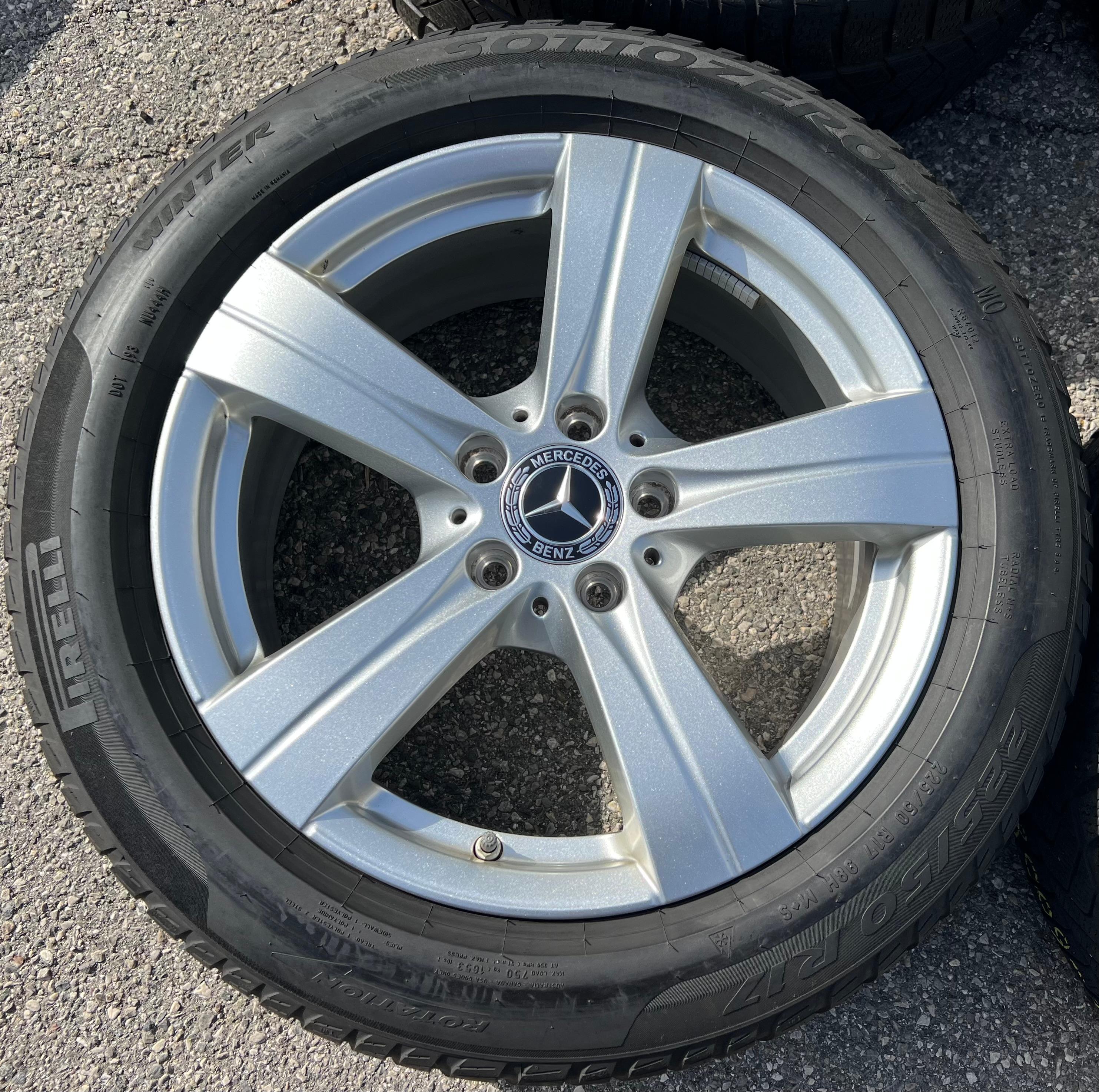 4 JANTES ALU ORIGINALES 17" MERCEDES CLASSE C W206 A2064017200 RDKS FRANCO DOMICILE
