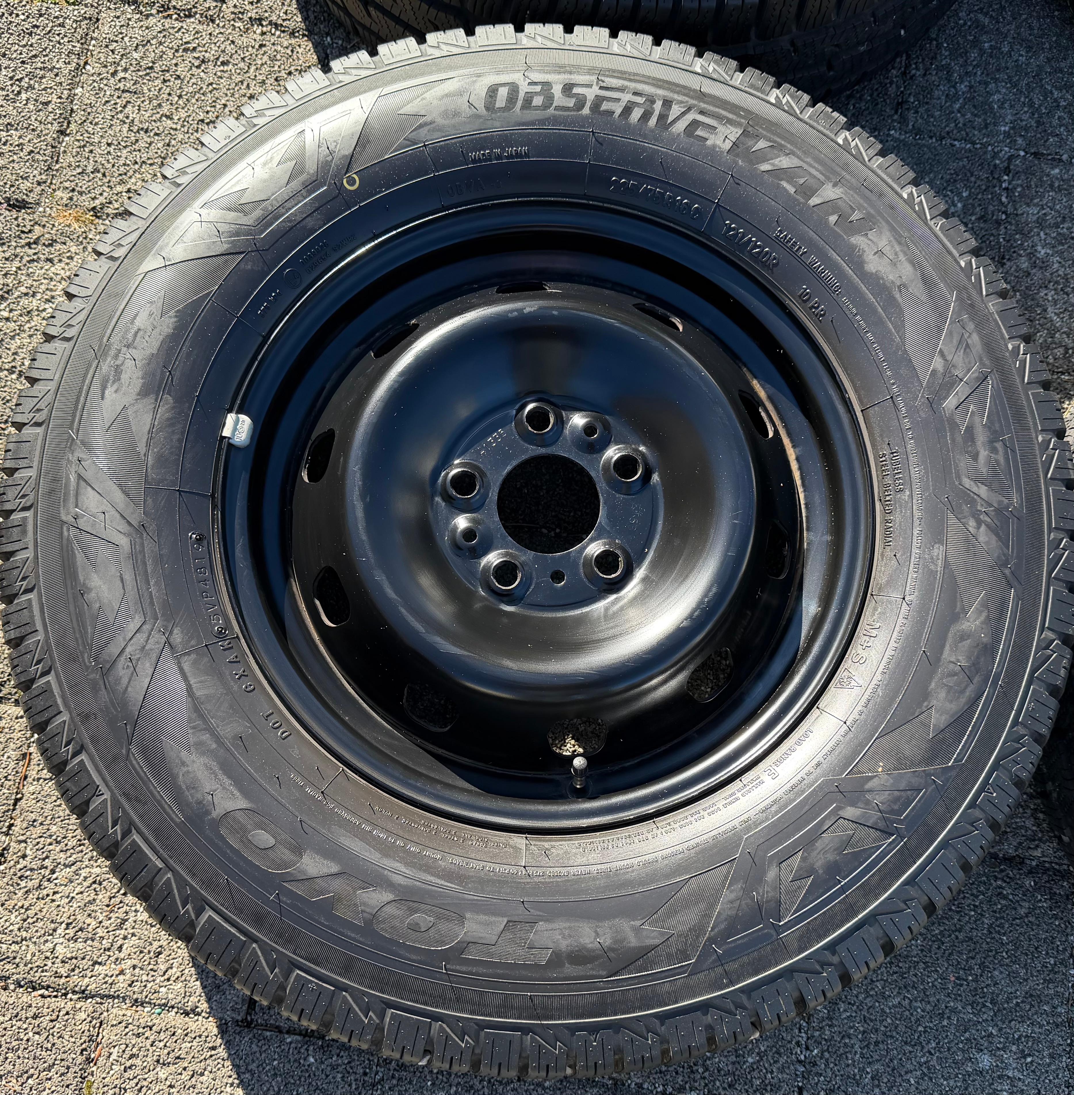 4 Winterräder Peugeot Boxer Fiat Ducato Citroen Jumper 5x118 225/75R16C 121/120R