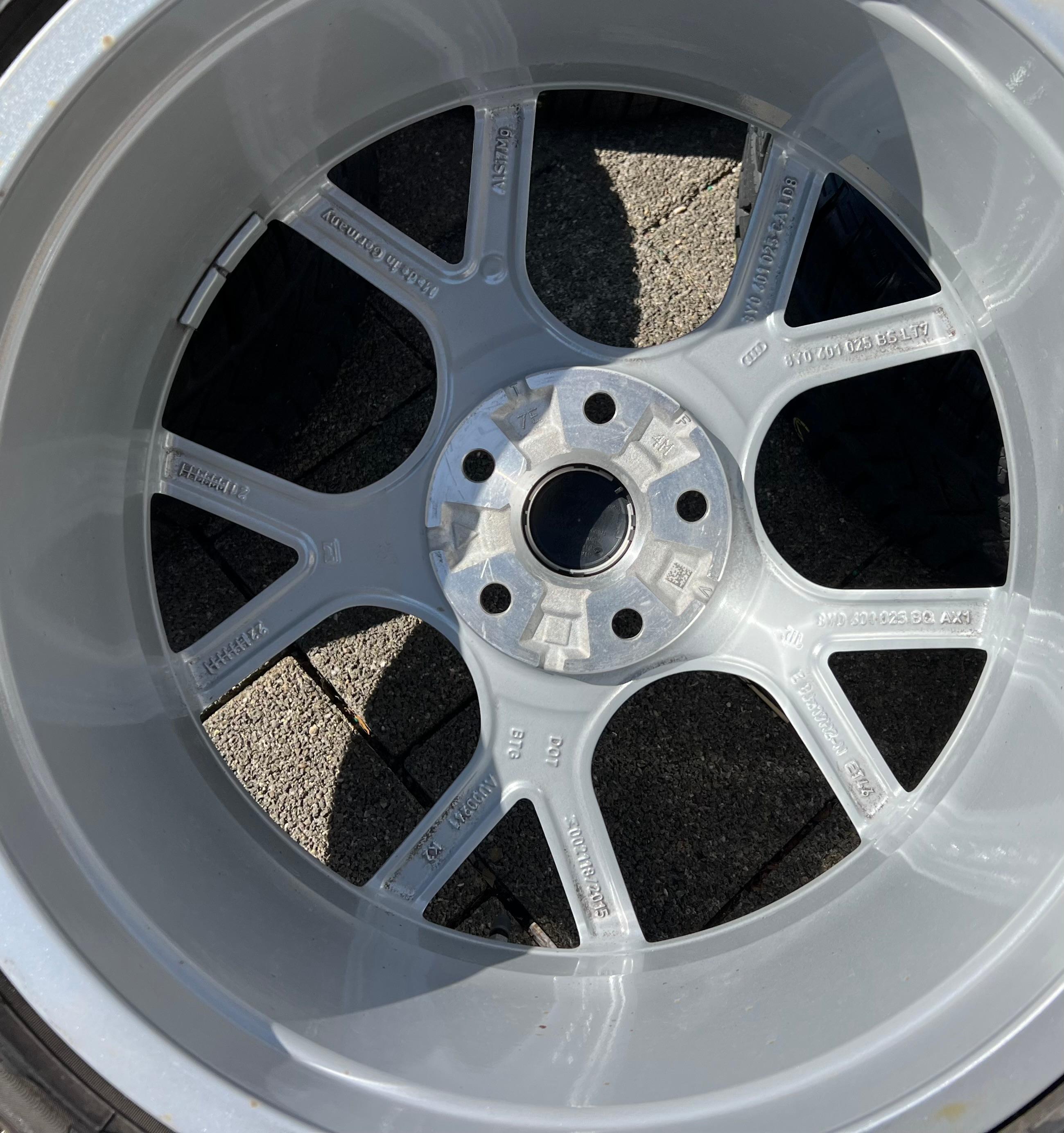 4 RUOTE IN LEGA ORIGINALI DA 19" PER INVERNO AUDI RS3 8Y 8Y0601025BT 235/35R19 91V PIRELLI RDKS