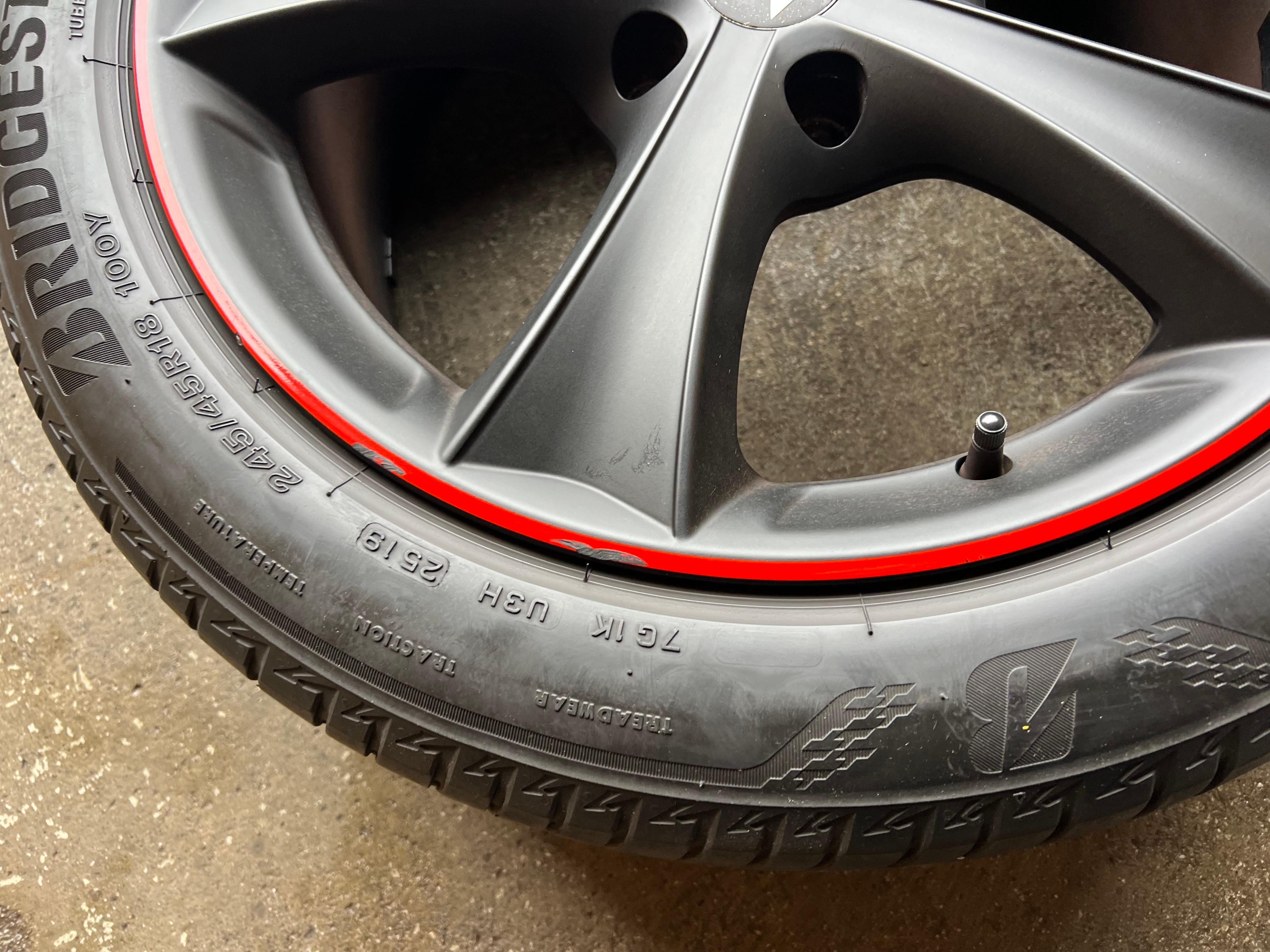 4 aluminium 18-inch zomerwielen voor VW BUS T5, T6 en T6.1 (Eta, Beta) 245/45R18 100Y
