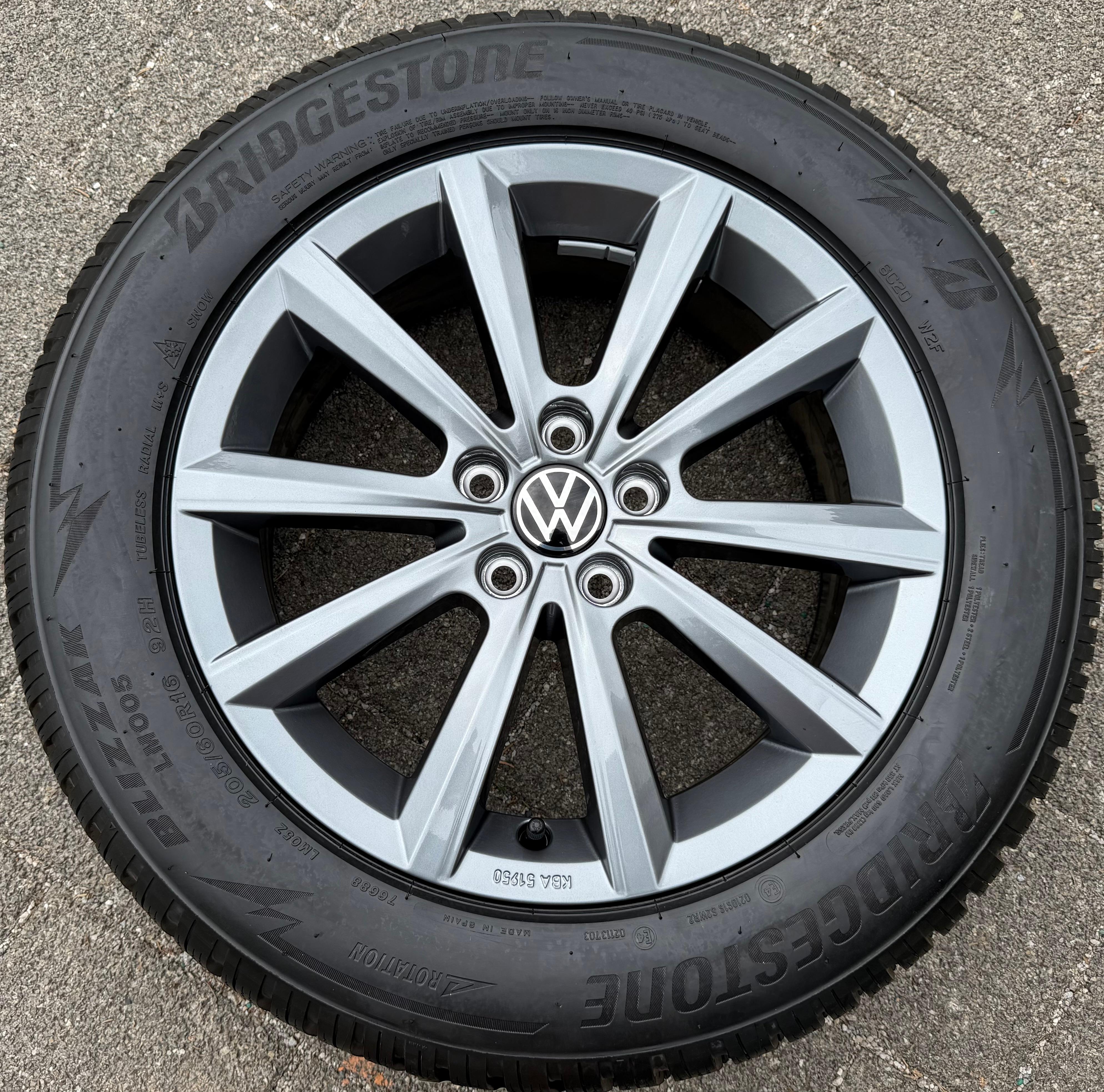 1 llanta de aluminio original de 16" para VW T-Cross Taigo, 2GM071496, 6x16, ET35, Merano, NUEVA