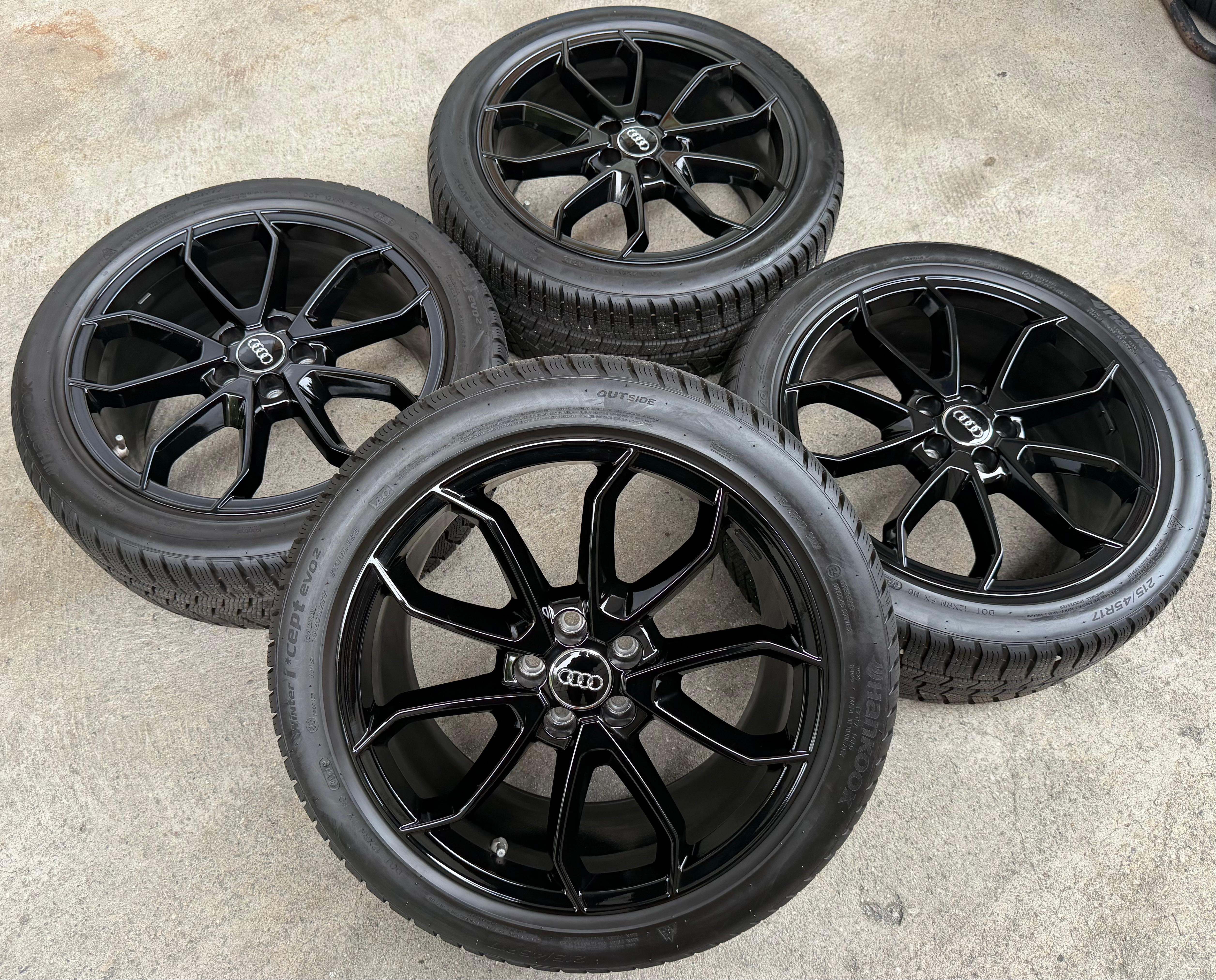 4 Original 17" Alu Winterräder Audi A1 S1 GB 82A071497A 215/45R17 91W Hankook