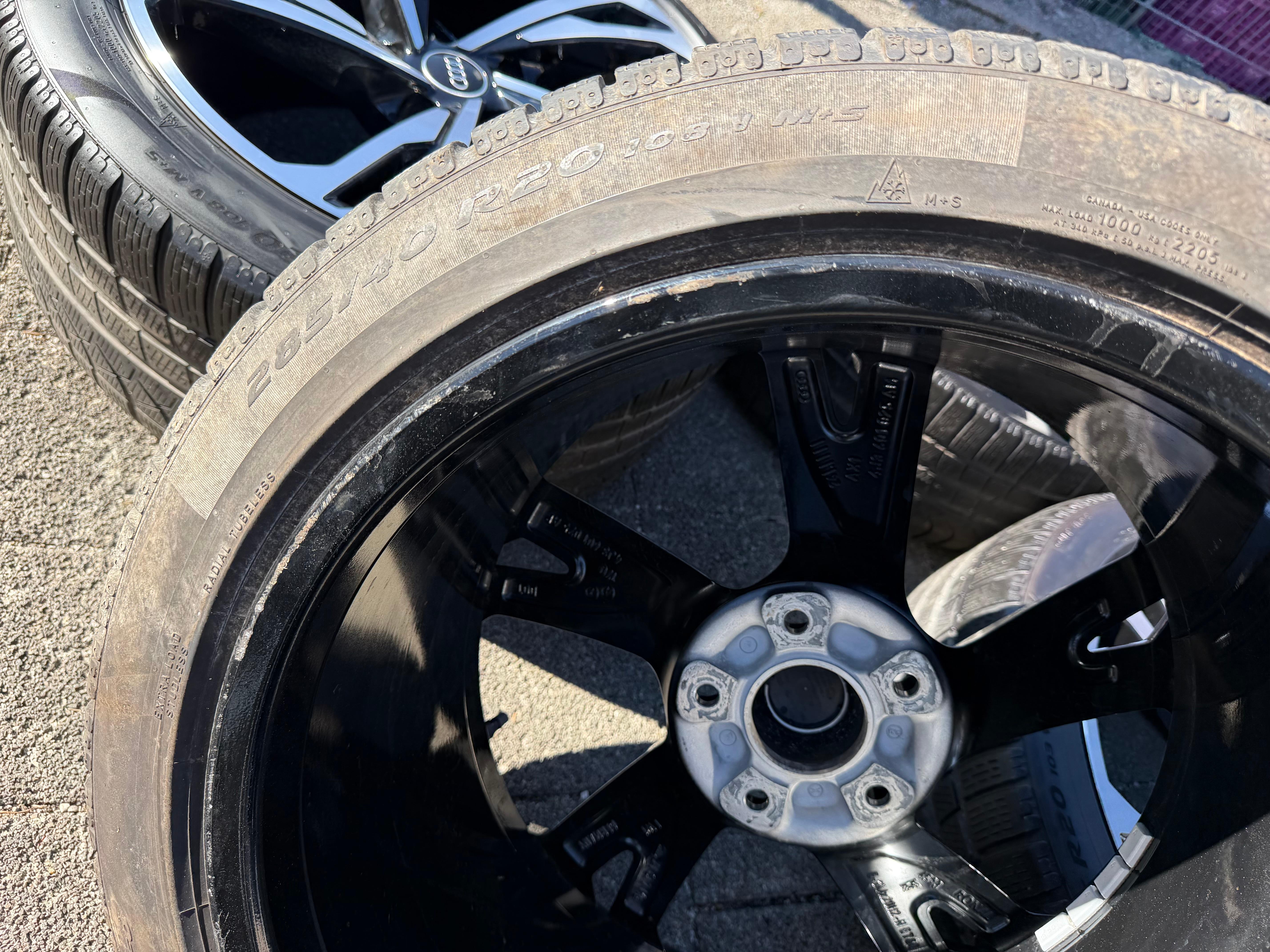 4 ORIGINAL 20" ALUFELGEN AUDI E-TRON GT RS 4J3601025AL 4J3601025AM TOP FREIHAUS