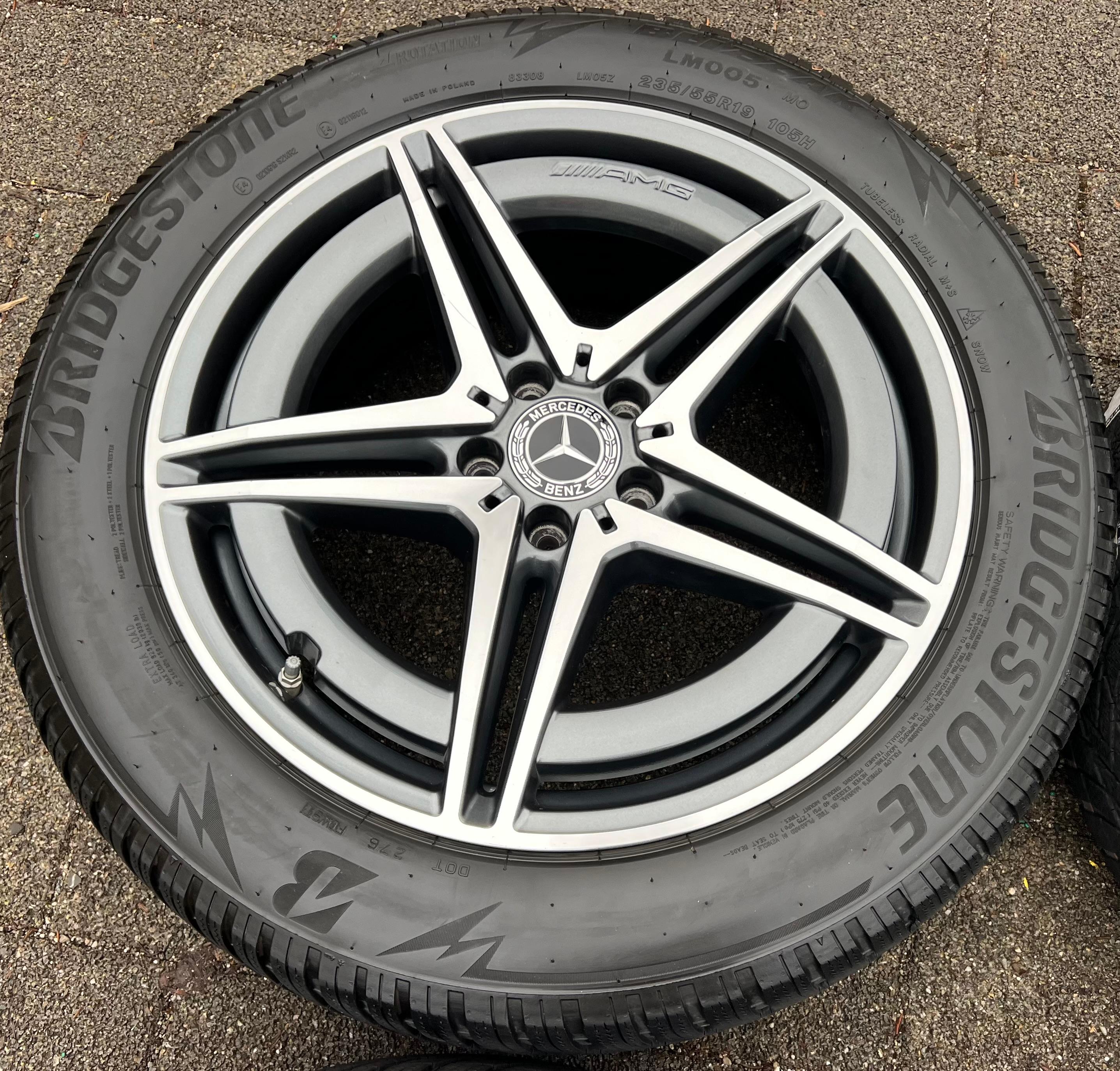 4 LLANTAS DE ALEACIÓN ORIGINALES DE 19" MERCEDES BENZ EQC 293 A2934010700 RDKS 8x19 ET34
